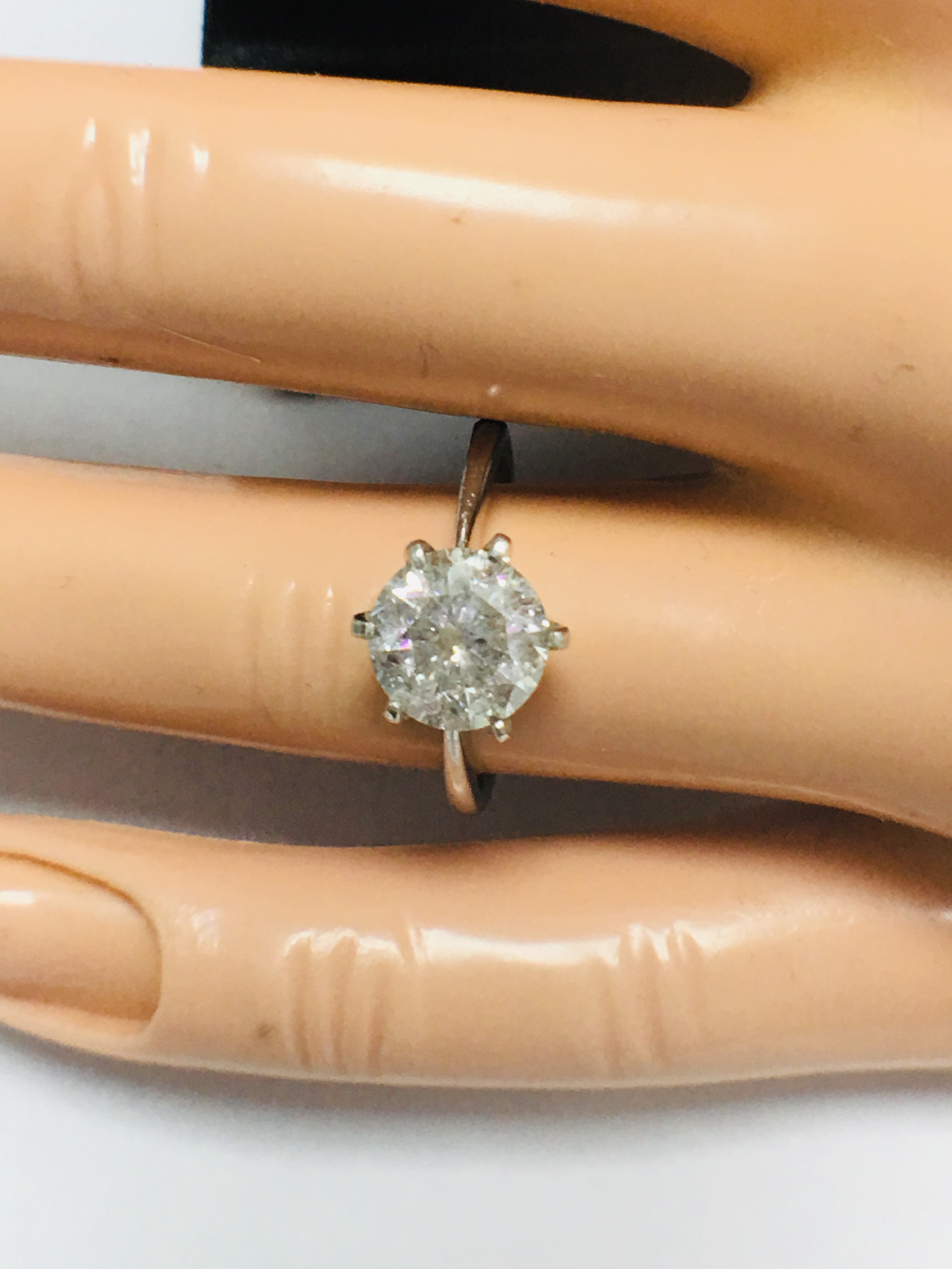 2.01Ct Brilliant Cut Diamond Solitaire Ring Set In Platinum - Image 10 of 10