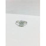 1.73Ct Diamond Solitaire Ring Set In Platinum.