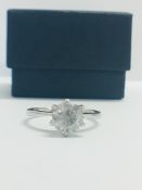 1.50Ct Brilliant Cut Diamond Solitaire Ring ,