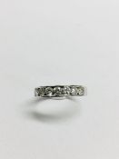 9Ct White Gold Eternity Ring ,