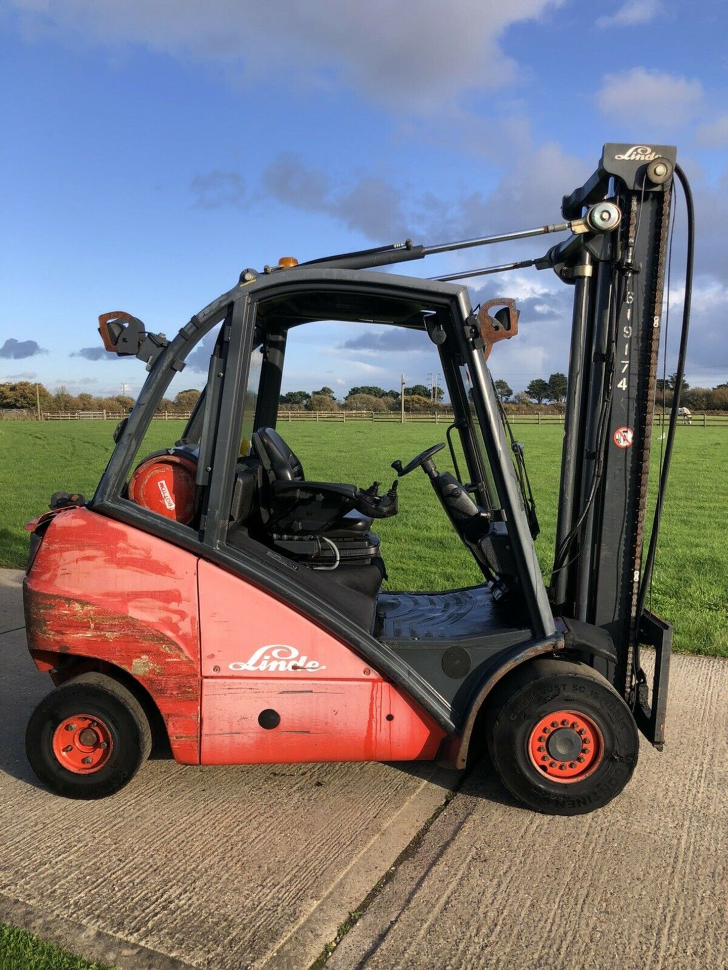 Linde H30t gas Forklift