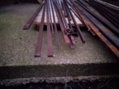 Joblot of Steel Rods Hollow Steel and Flat Steel