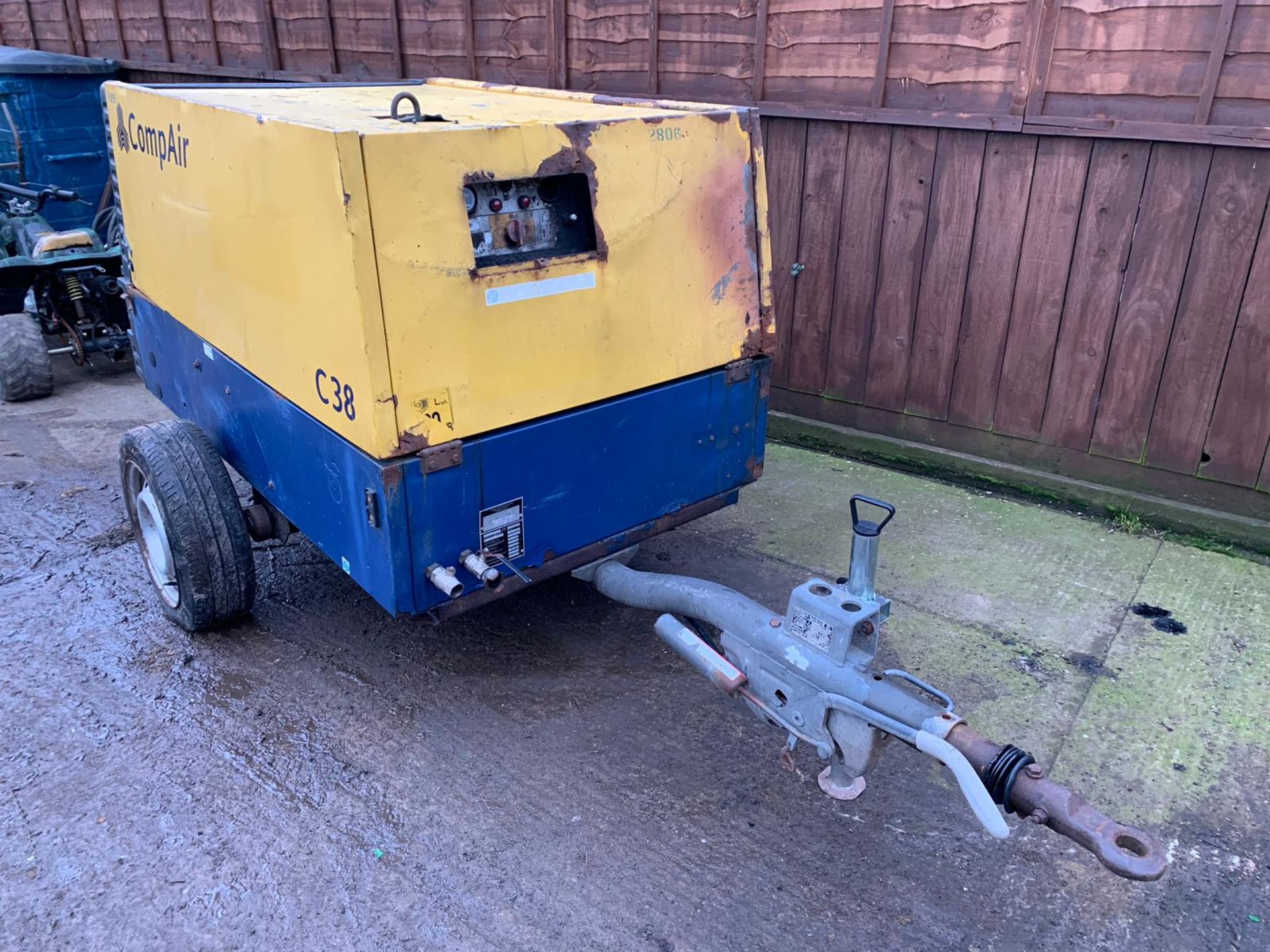 Compair C38 Towable Compressor 130CFM