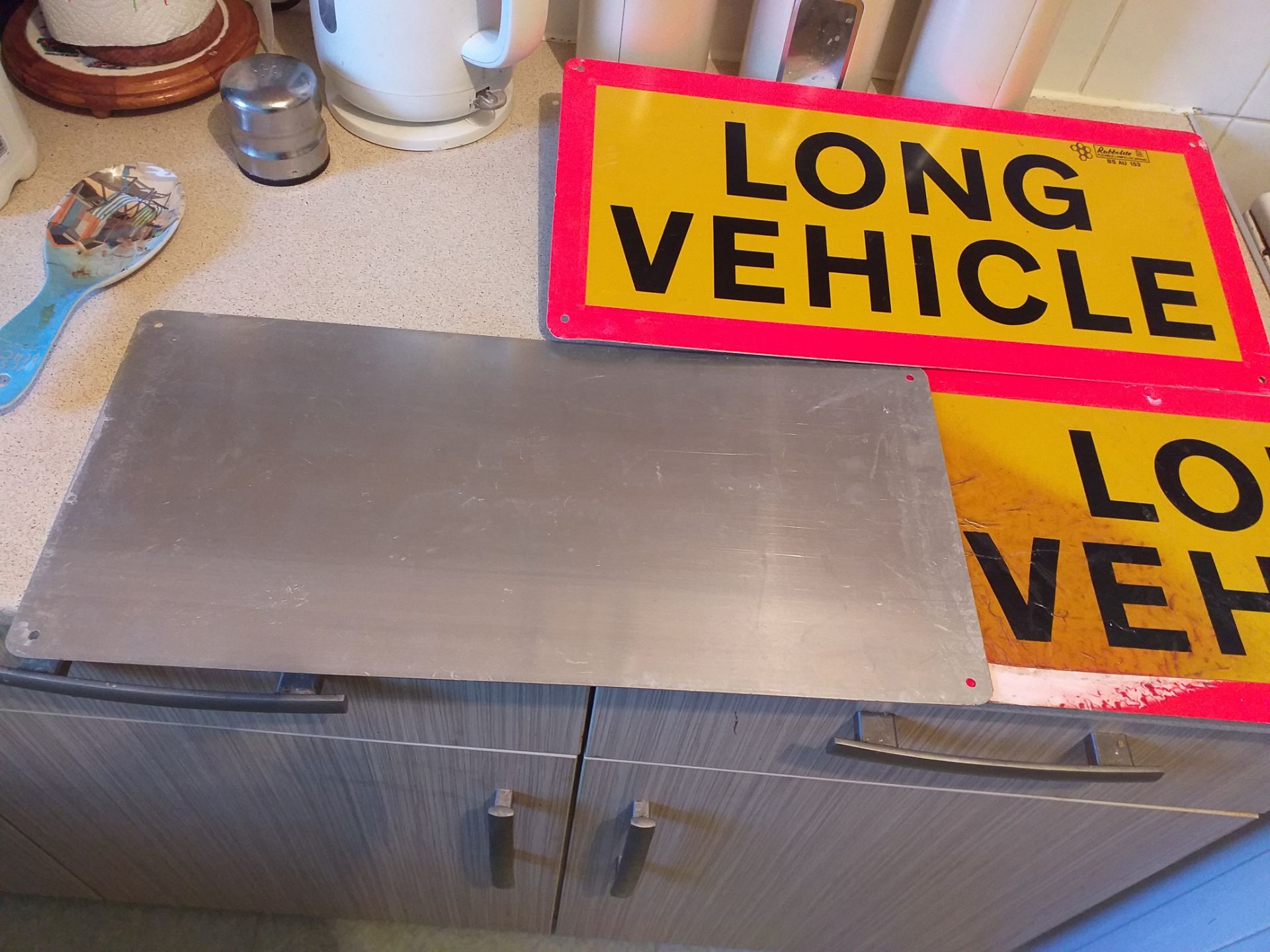 3 x Metal Truck Signs - Image 2 of 2