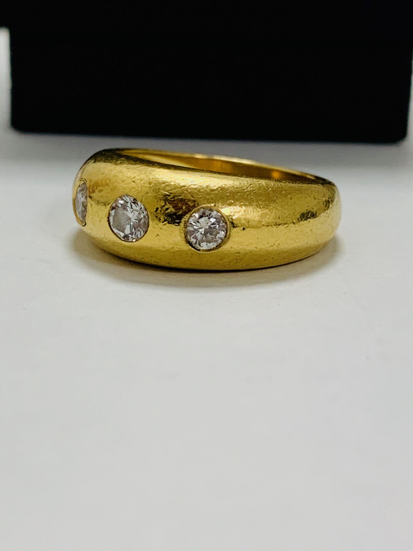 14ct white gold aquamarine & diamond pendant. - Image 2 of 14