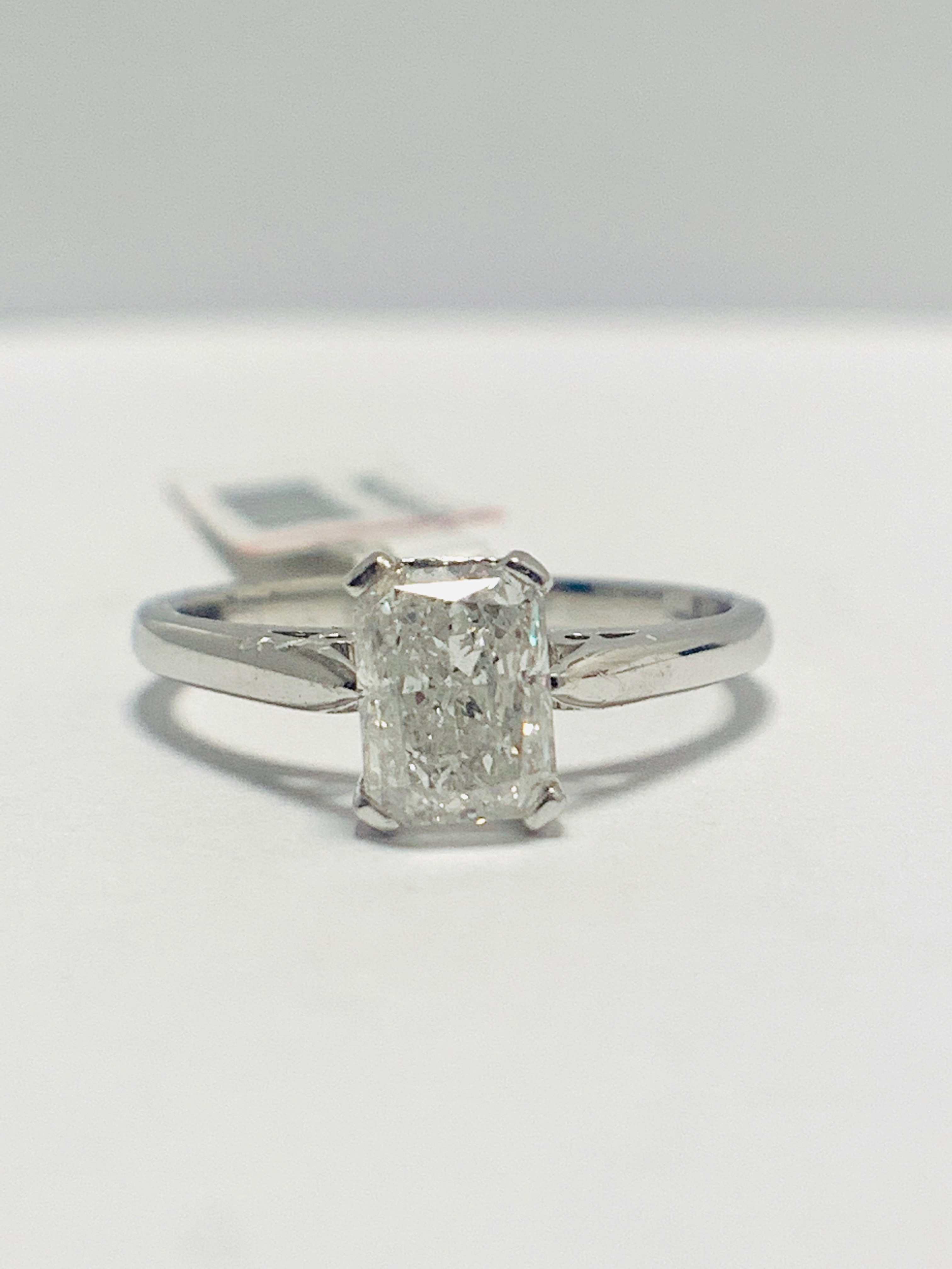 1ct Radiant cut natural diamond - Image 8 of 9