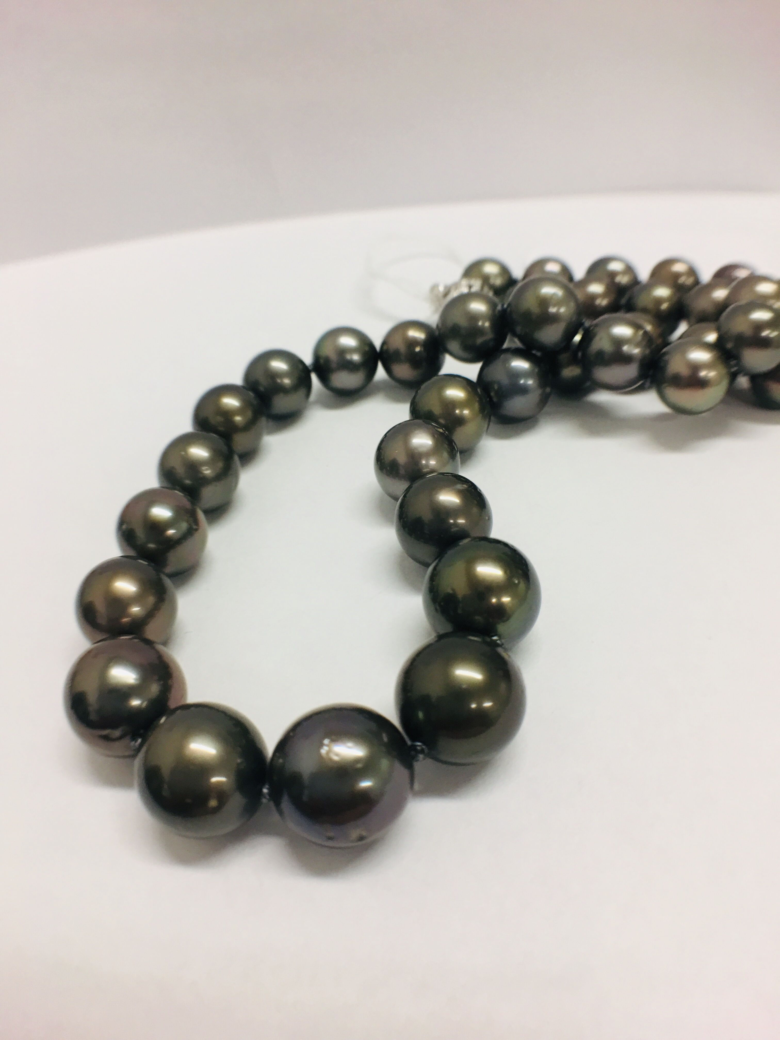 tahitian pearl necklace. - Image 2 of 9