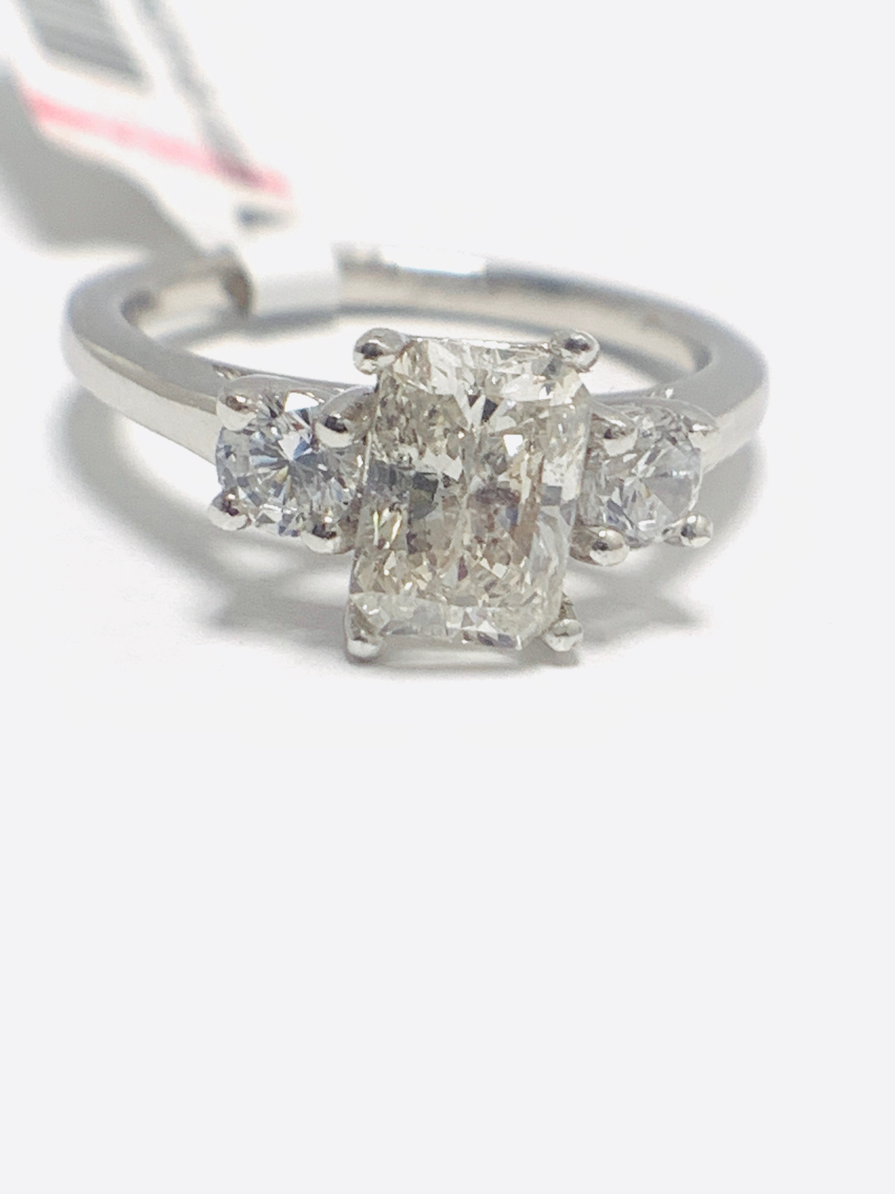 1.50ct trilogy platinum diamond ring - Image 9 of 10