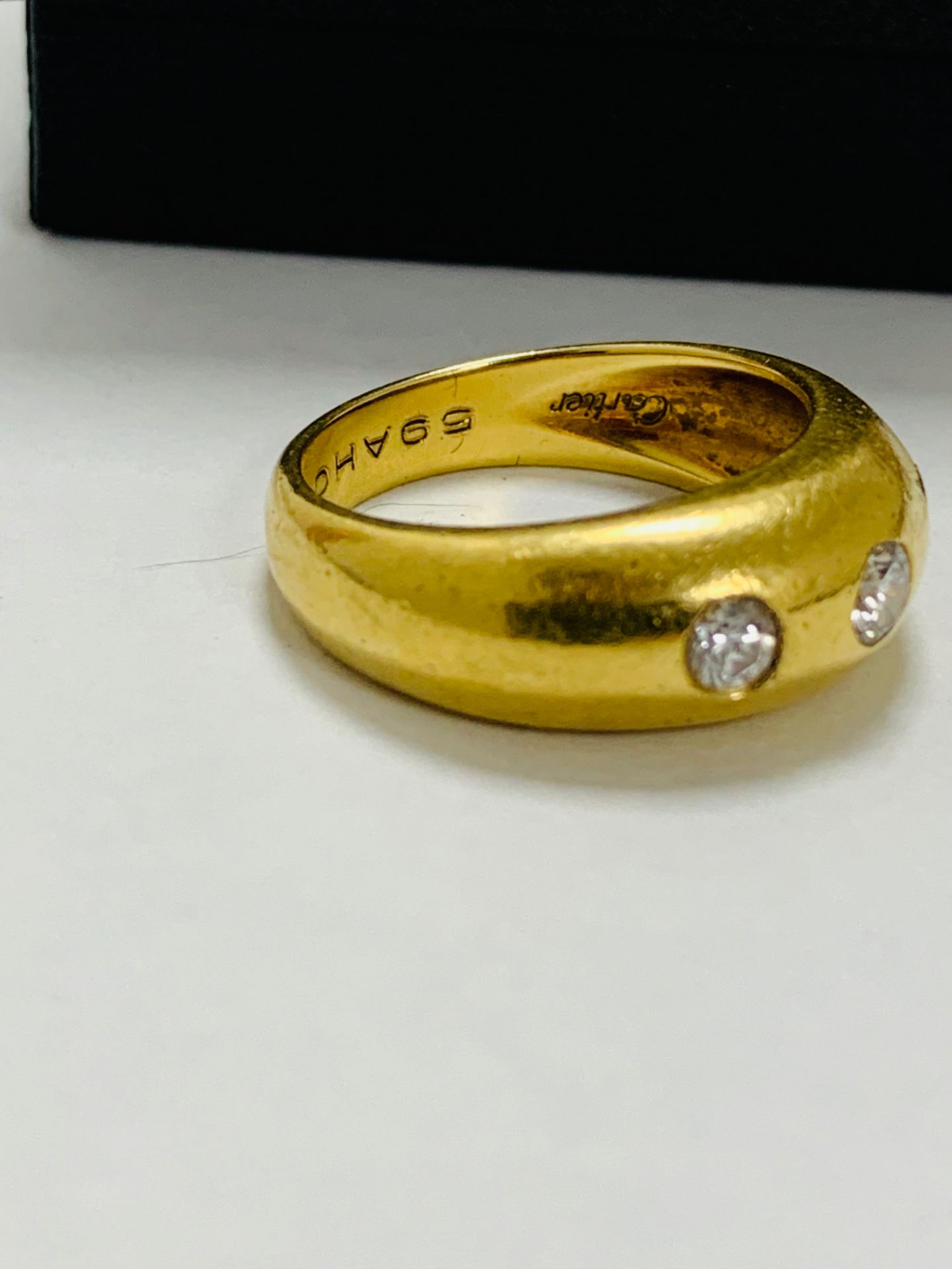 14ct white gold aquamarine & diamond pendant. - Image 10 of 14