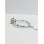 Platinum Diamond Solitaire Princess Ring 1Ct,