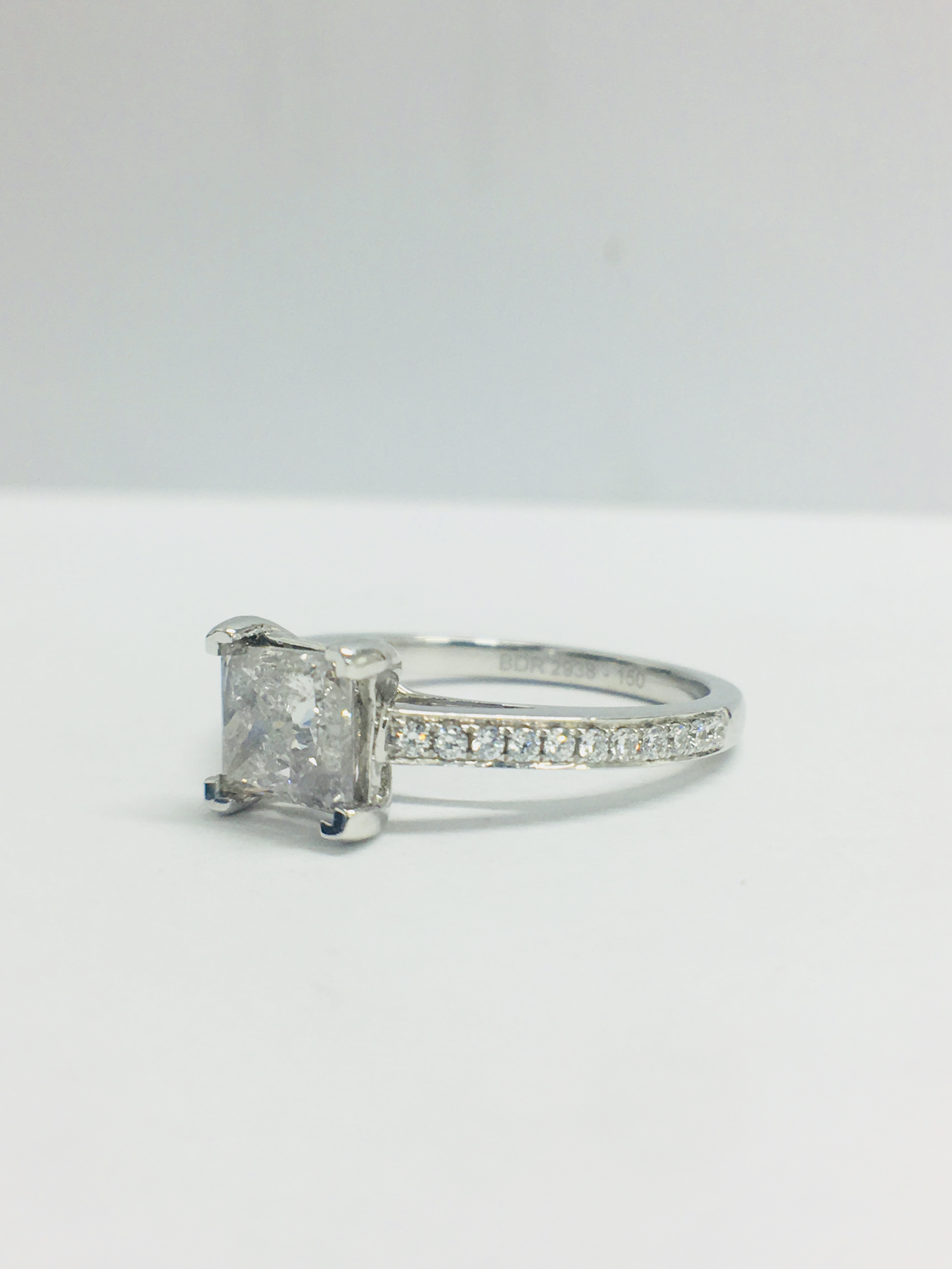 1Ct Princess Cut Natural Diamonds, - Image 2 of 9