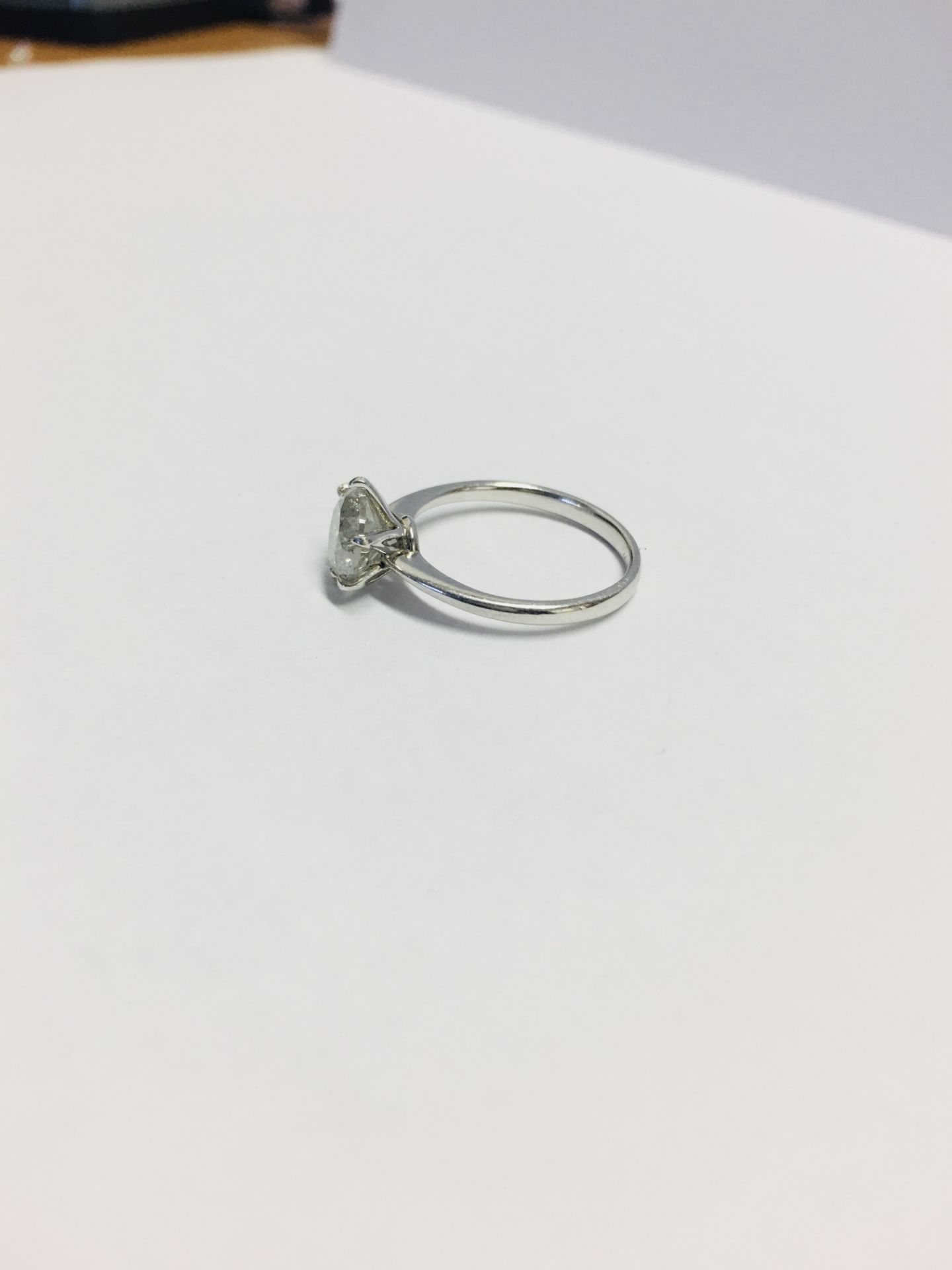 Diamond Solitaire Ring, - Image 2 of 6