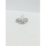 Platinum Diamond Solitaire Ring,