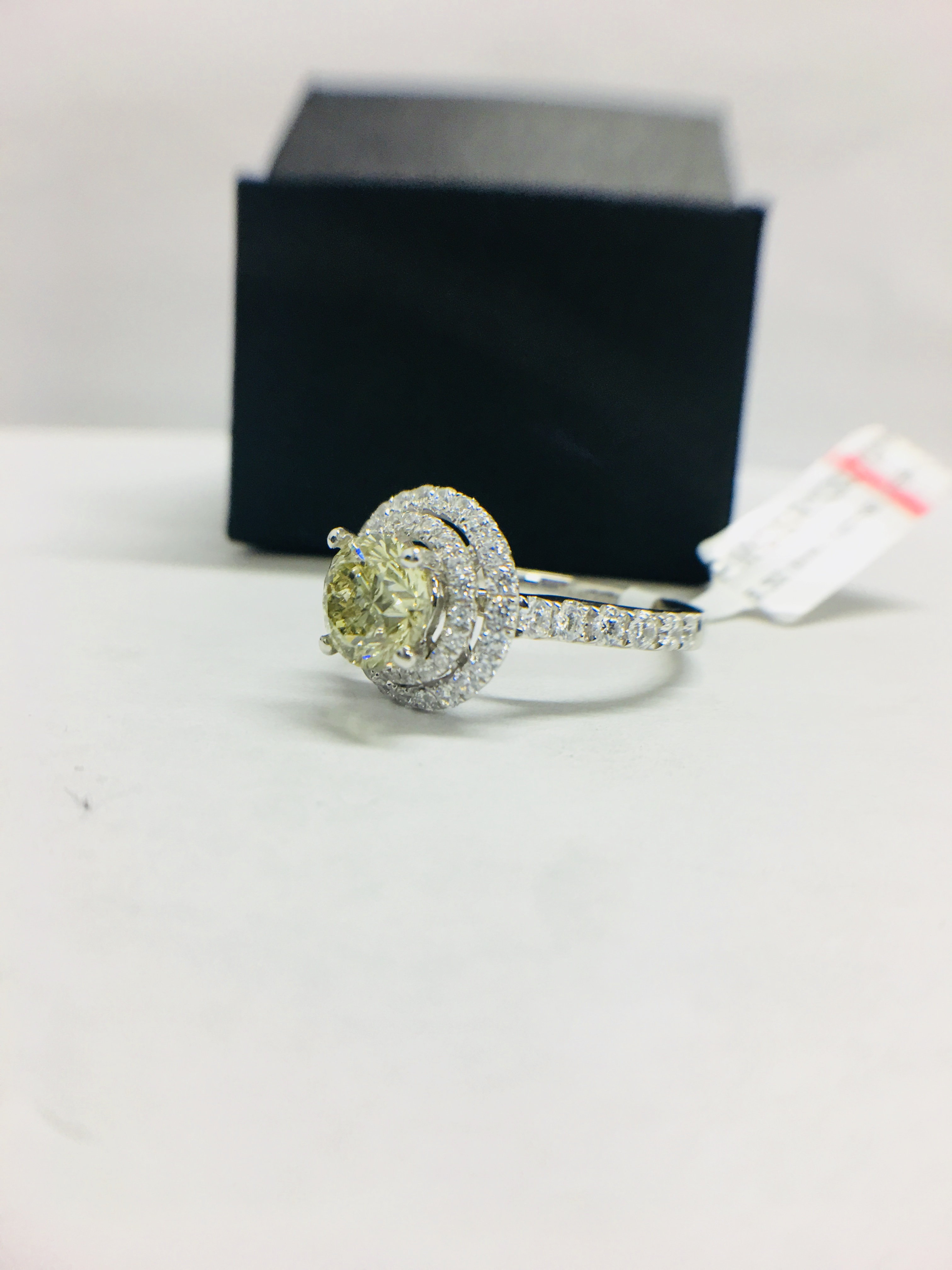 Platinum Diamond Ring, - Image 14 of 14