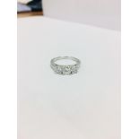 Platinum Diamond Trilogy Ring,