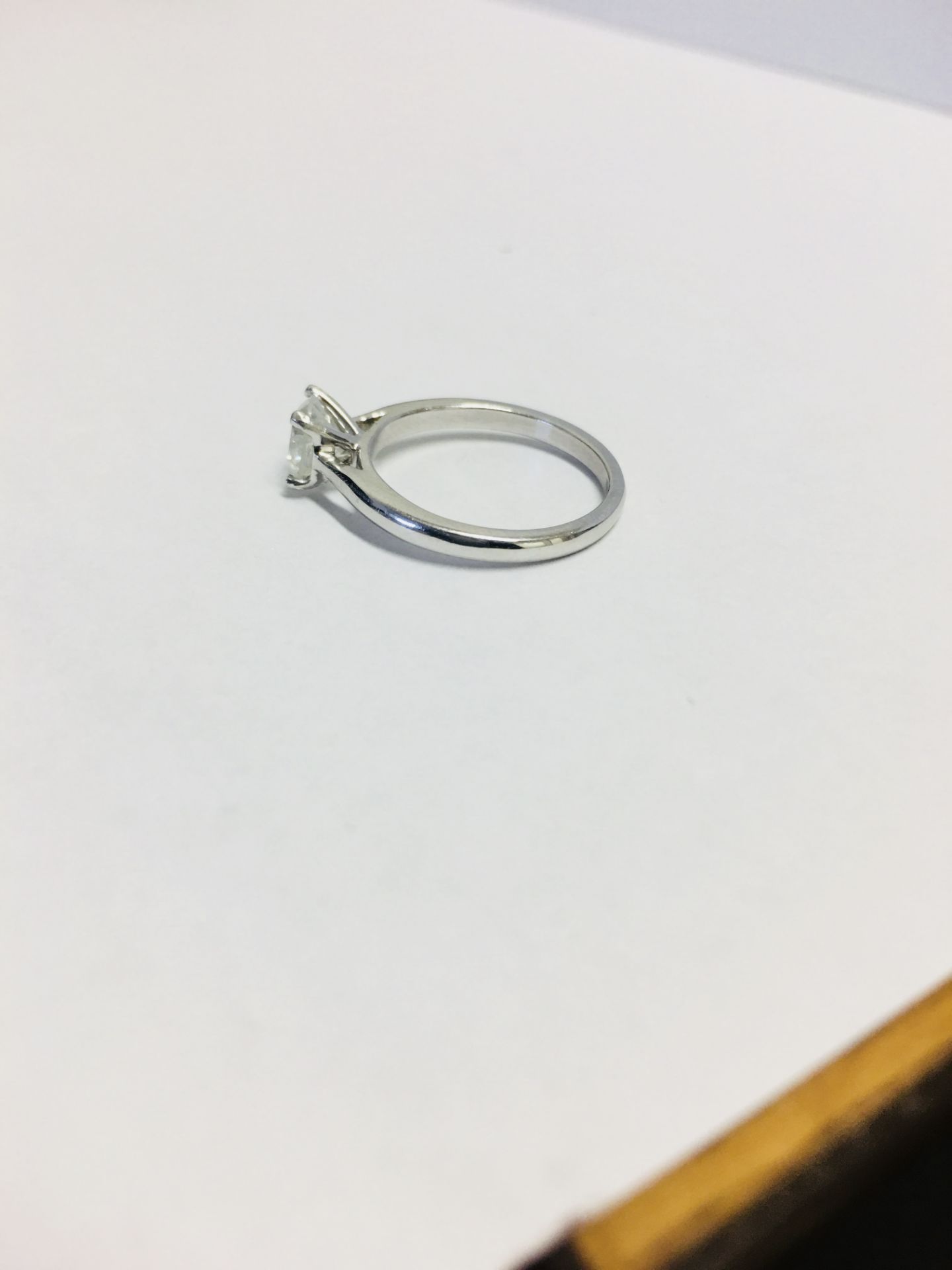 1Ct Brilliant Cut Diamond Solitaire Ring, - Image 2 of 2