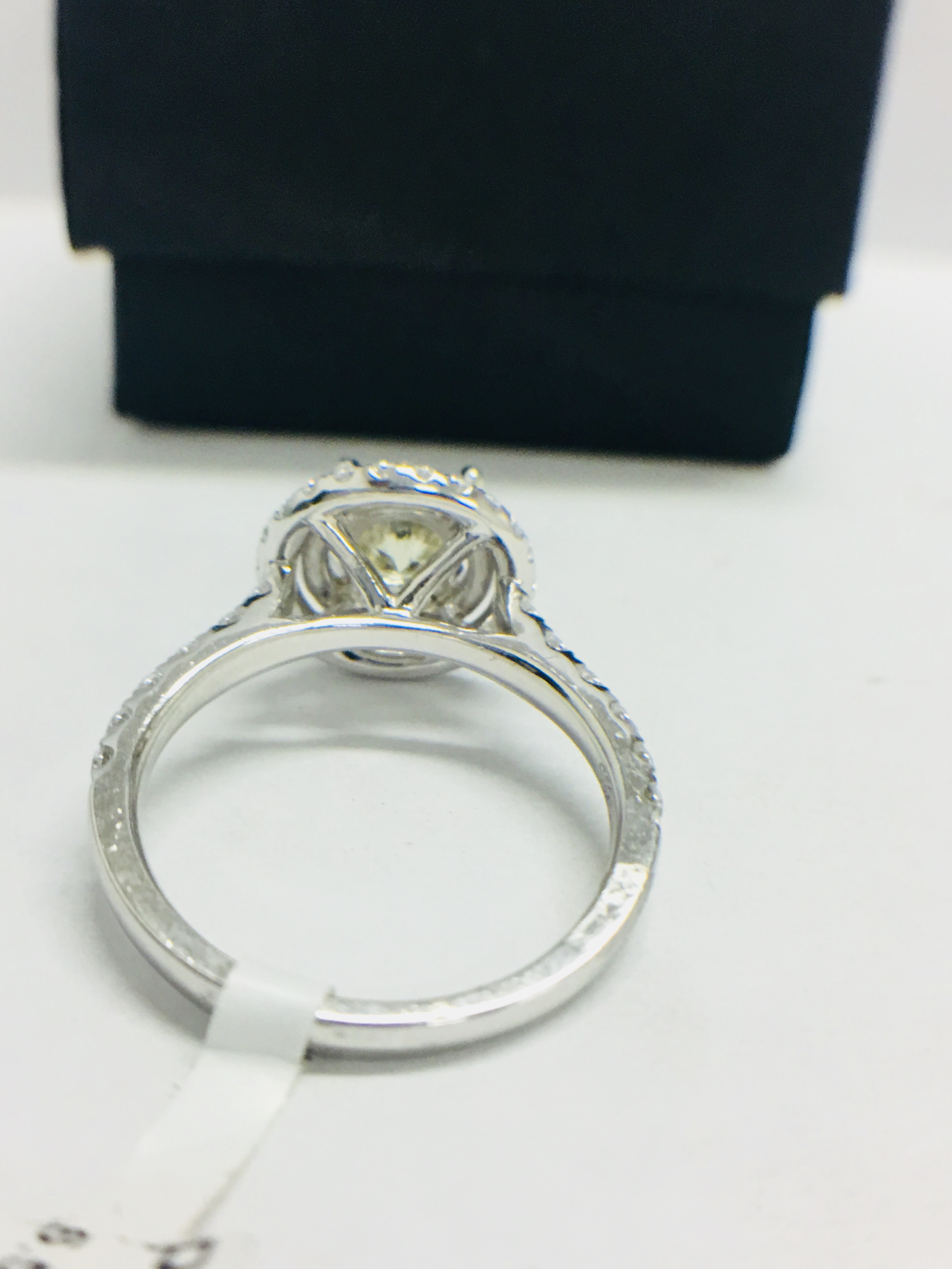 Platinum Diamond Ring, - Image 5 of 14