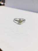 1Ct Brilliant Cut Diamond Solitaire Ring,