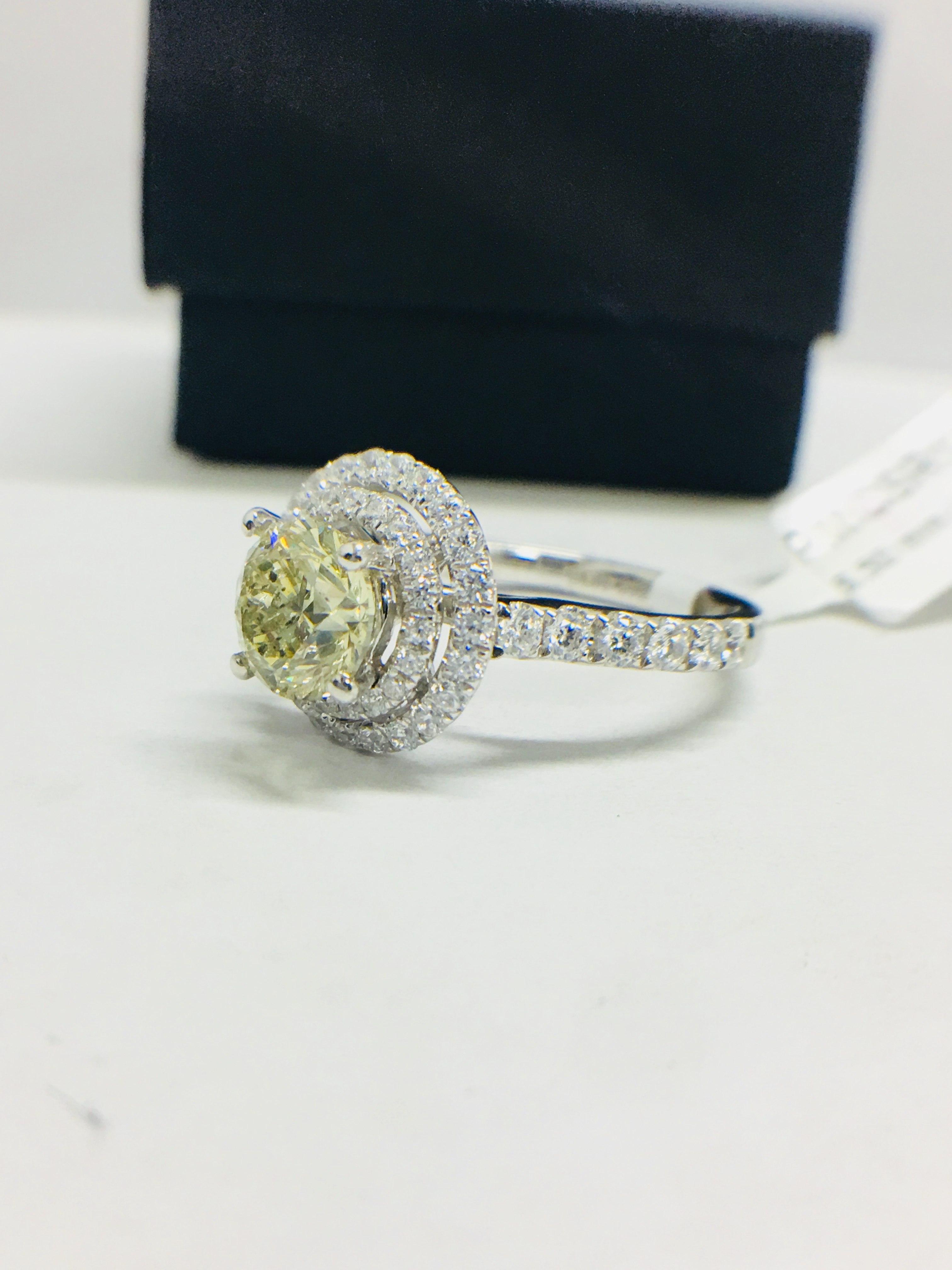 Platinum Diamond Ring, - Image 12 of 14