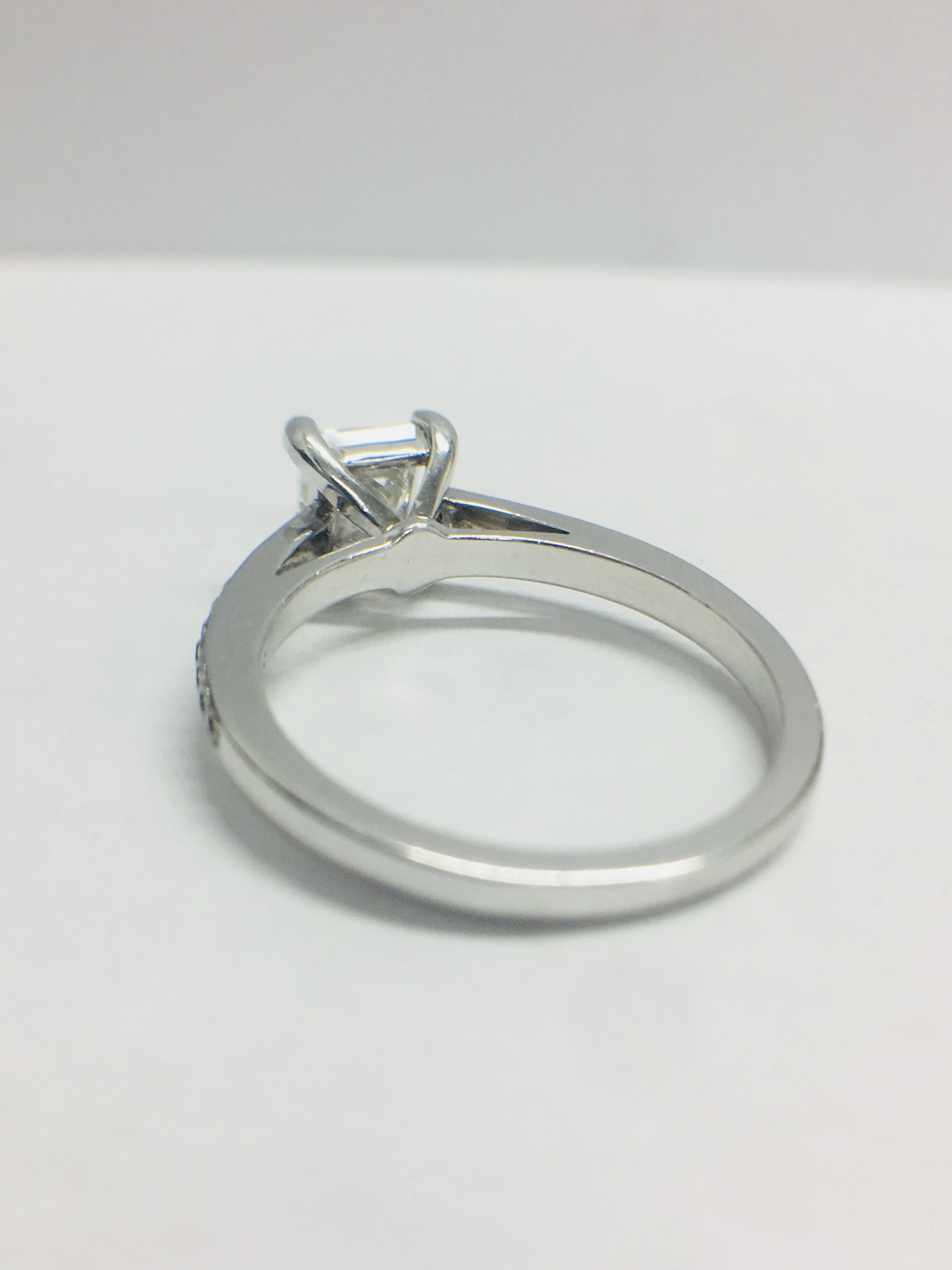 Platinum Diamond Solitaire Ring 1.10Ct Total Diamond Weight, - Image 8 of 12