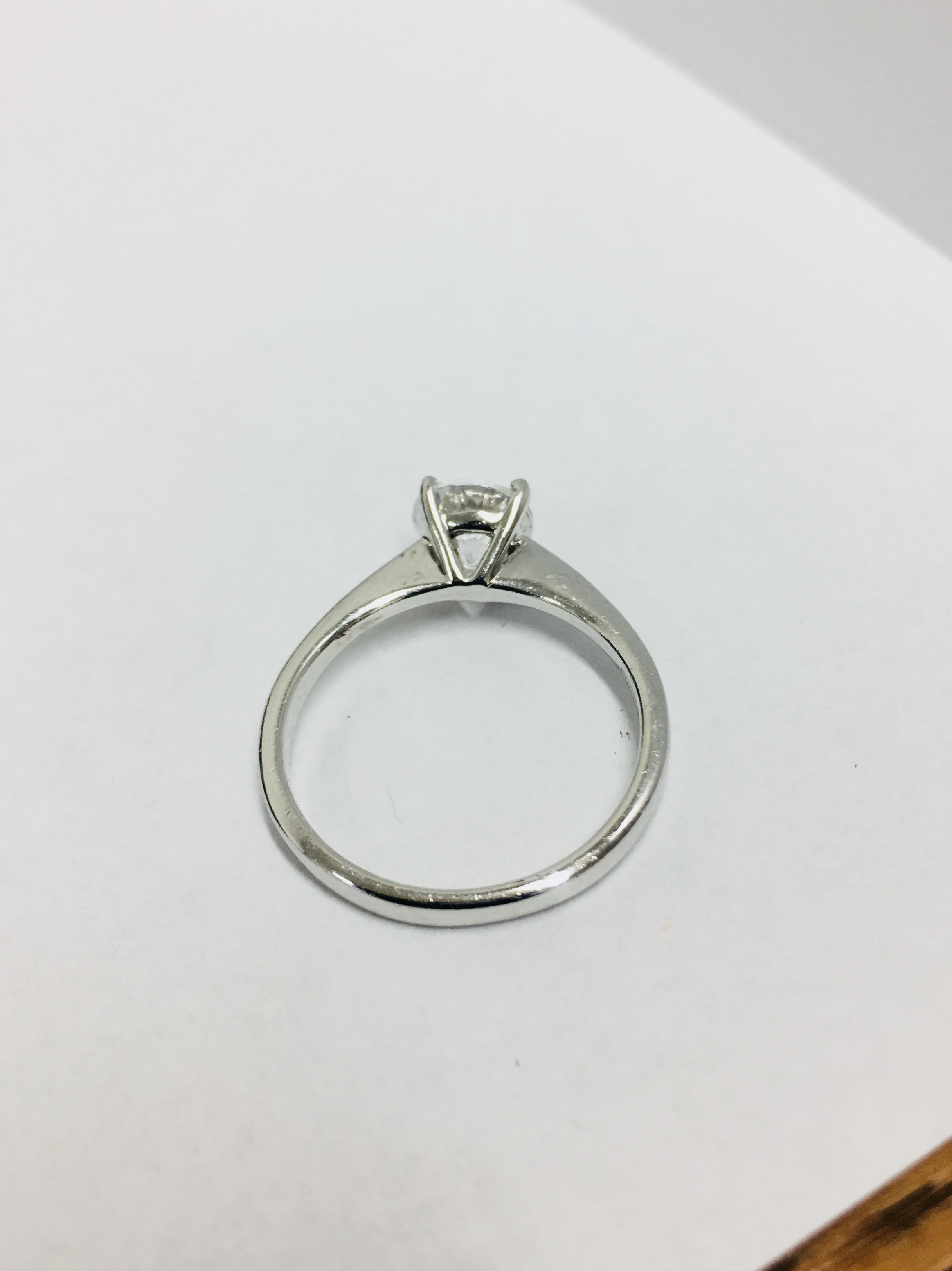 0.50Ct Diamond Solitaire Ring. - Image 3 of 4