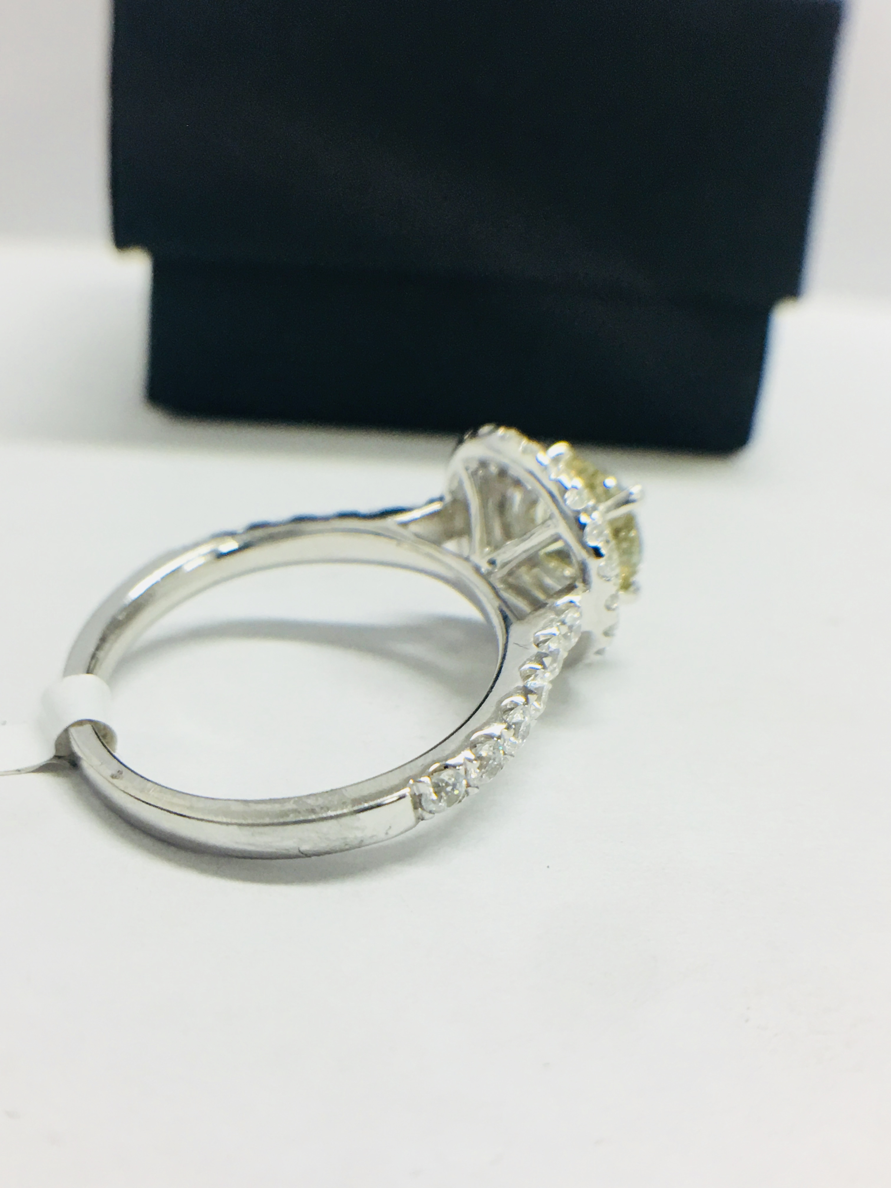 Platinum Diamond Ring, - Image 7 of 14