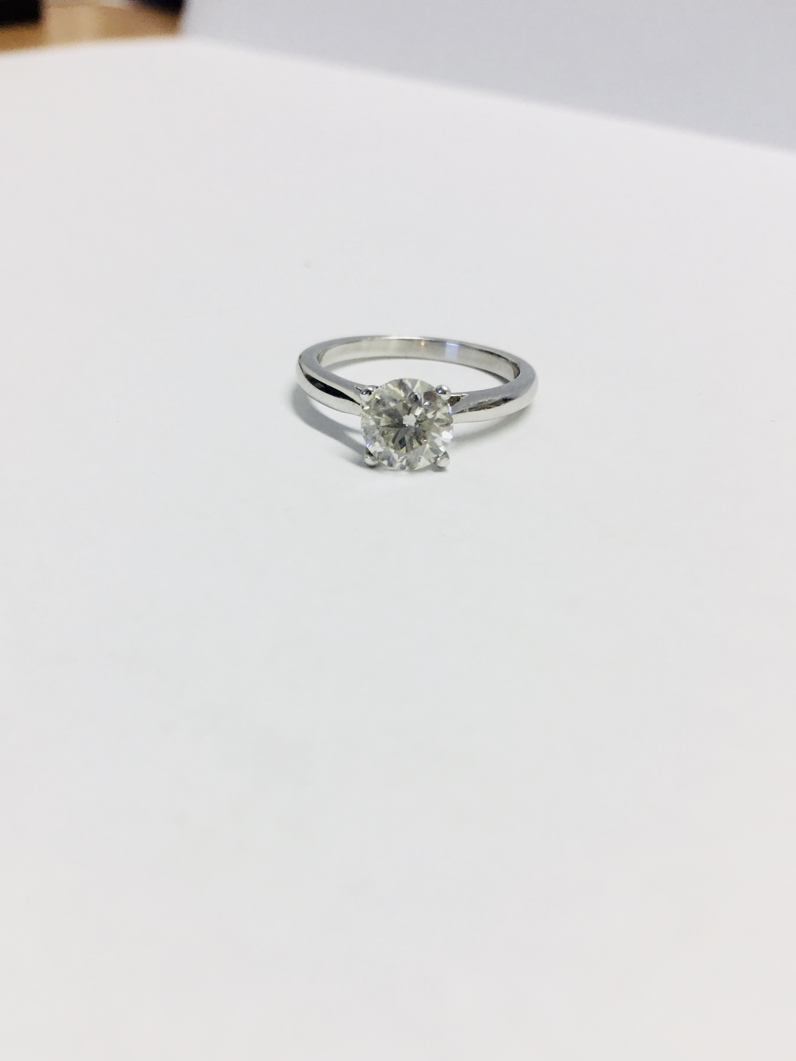 1Ct Brilliant Cut Diamond Solitaire Ring,