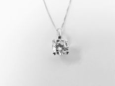 1.00Ct Diamond Solitaire Style Pendant.