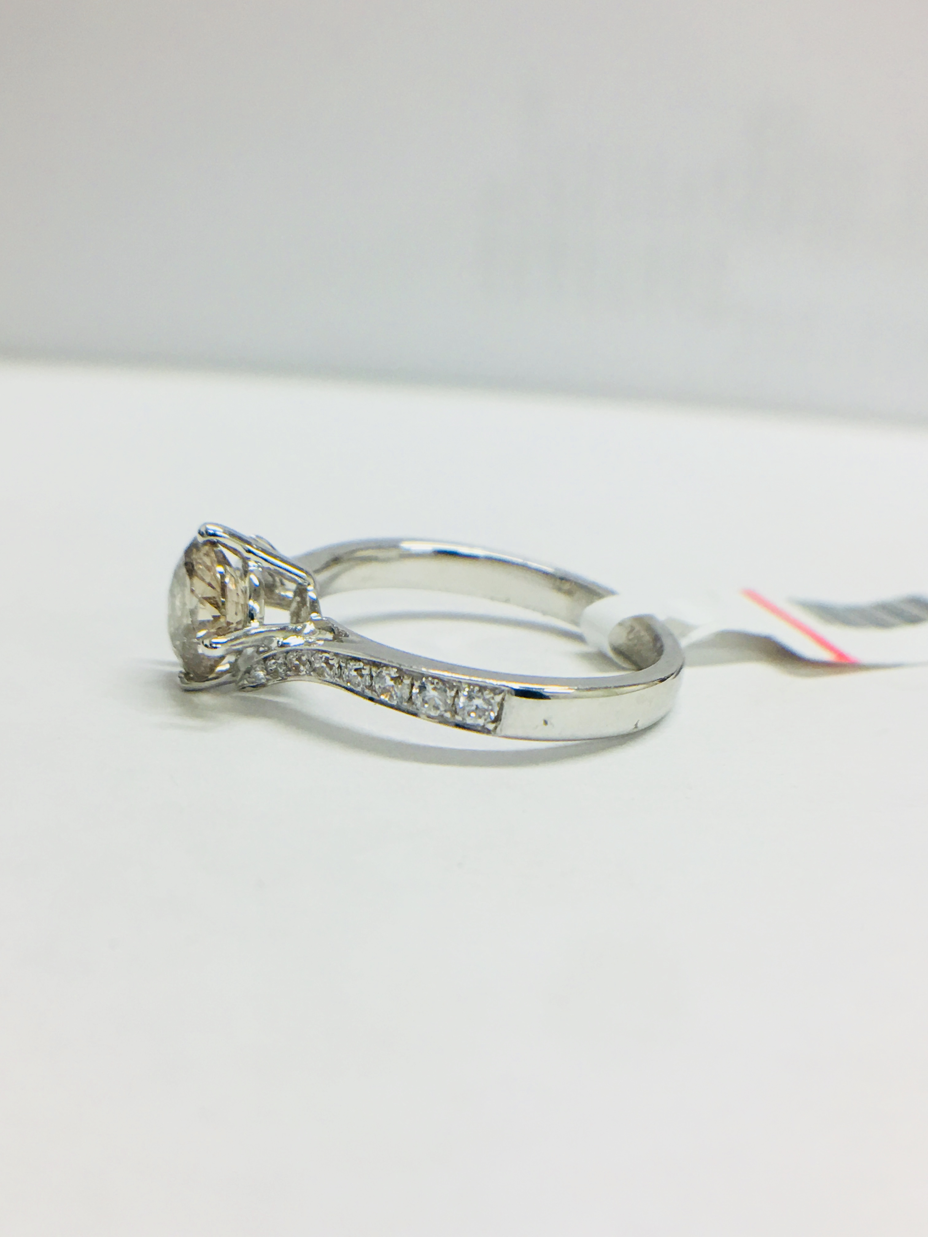 1Ct Natural Fancy Cognac Diamond Ring, - Image 3 of 7