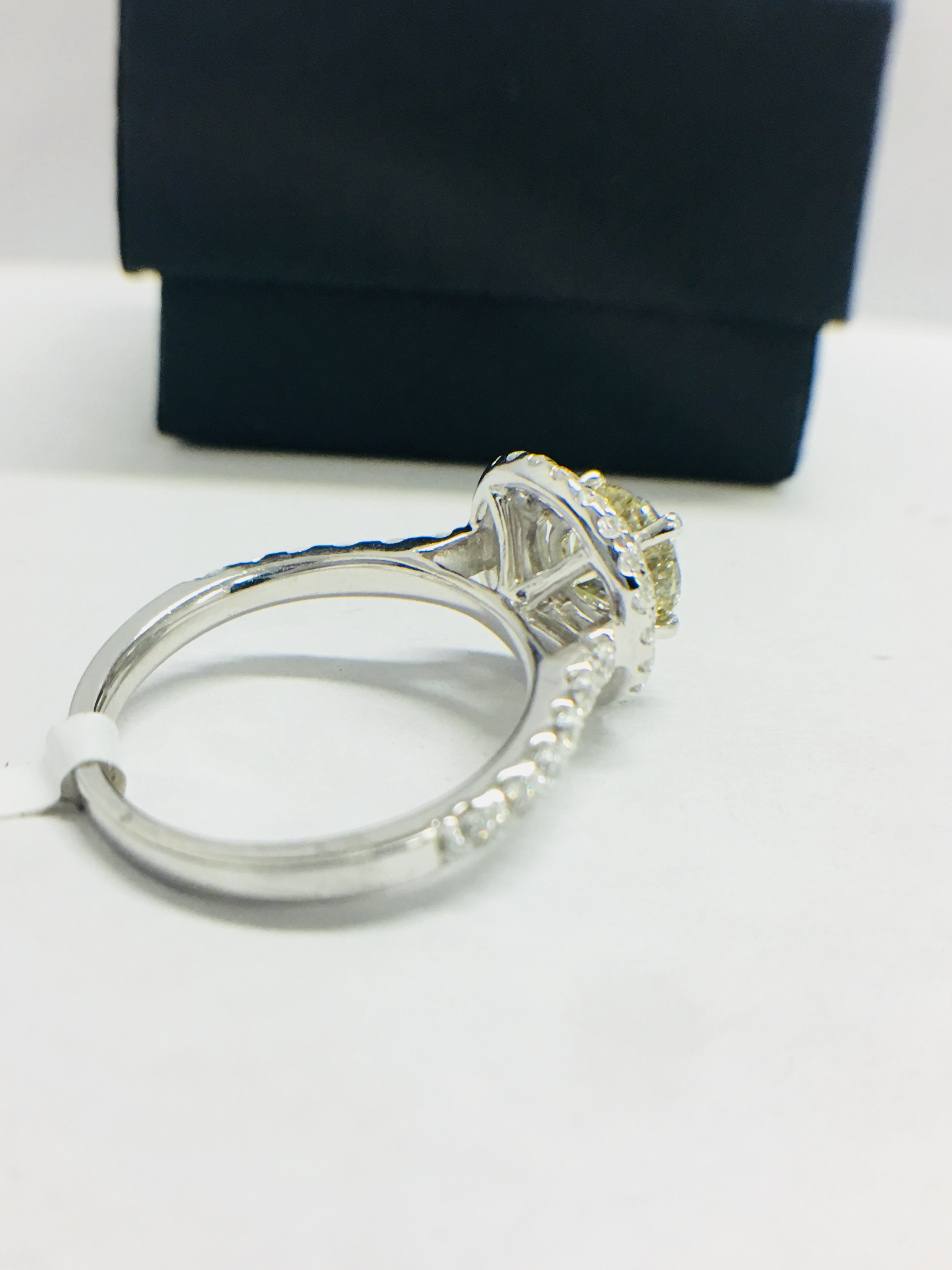 Platinum Diamond Ring, - Image 8 of 14