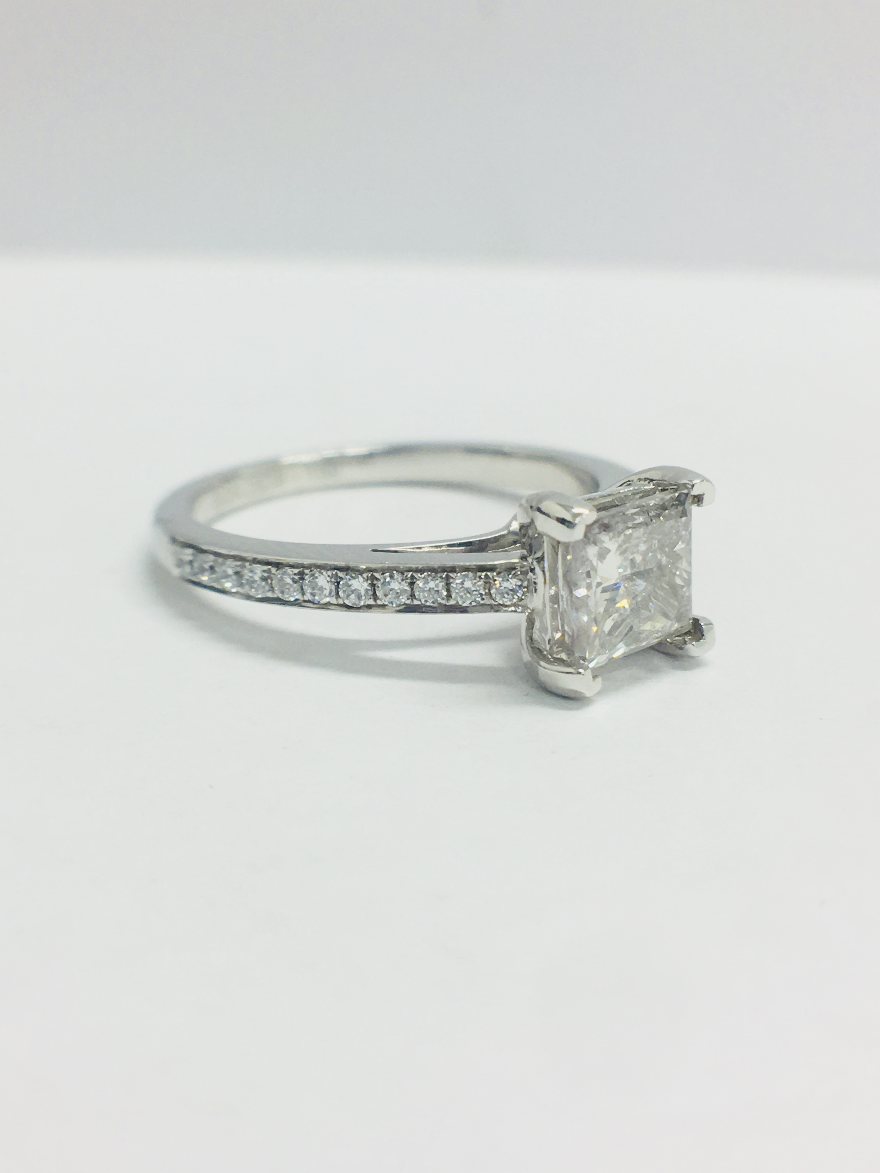 1Ct Princess Cut Natural Diamonds, - Image 8 of 9