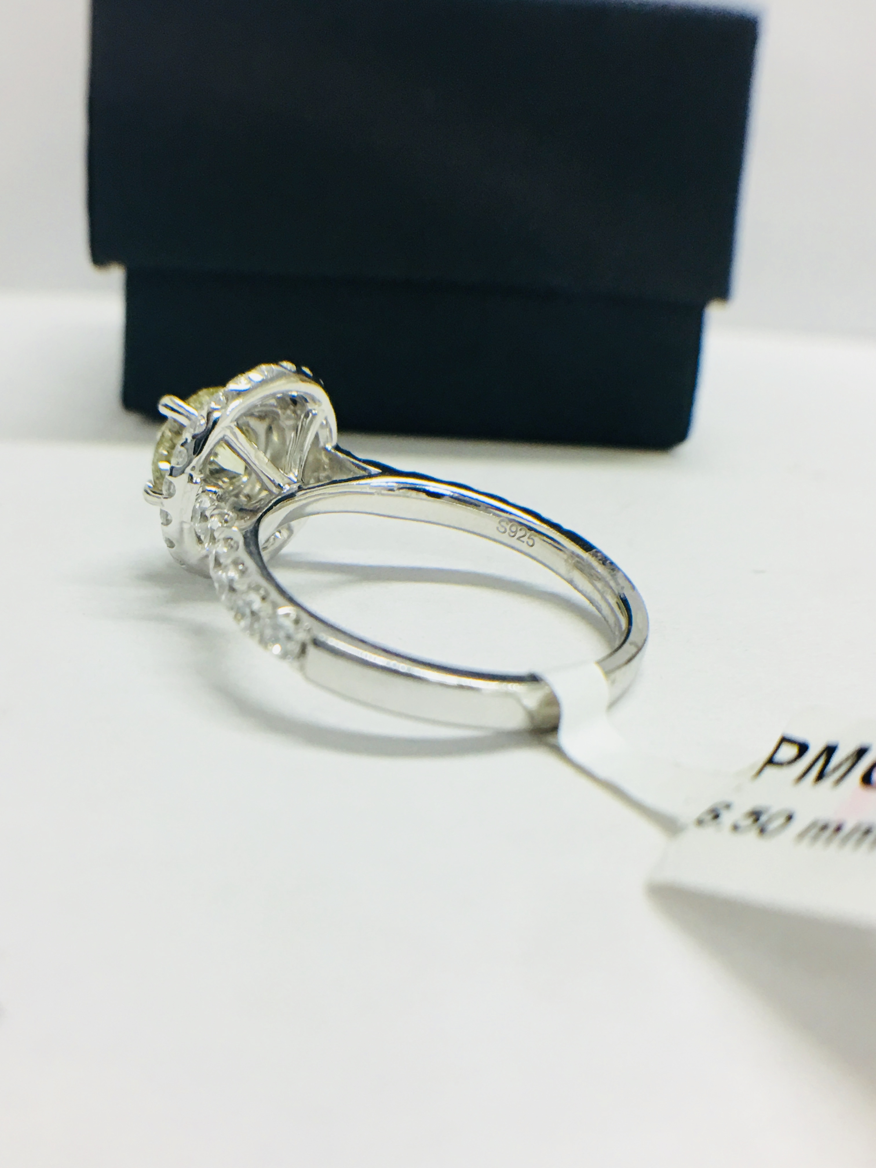 Platinum Diamond Ring, - Image 10 of 14