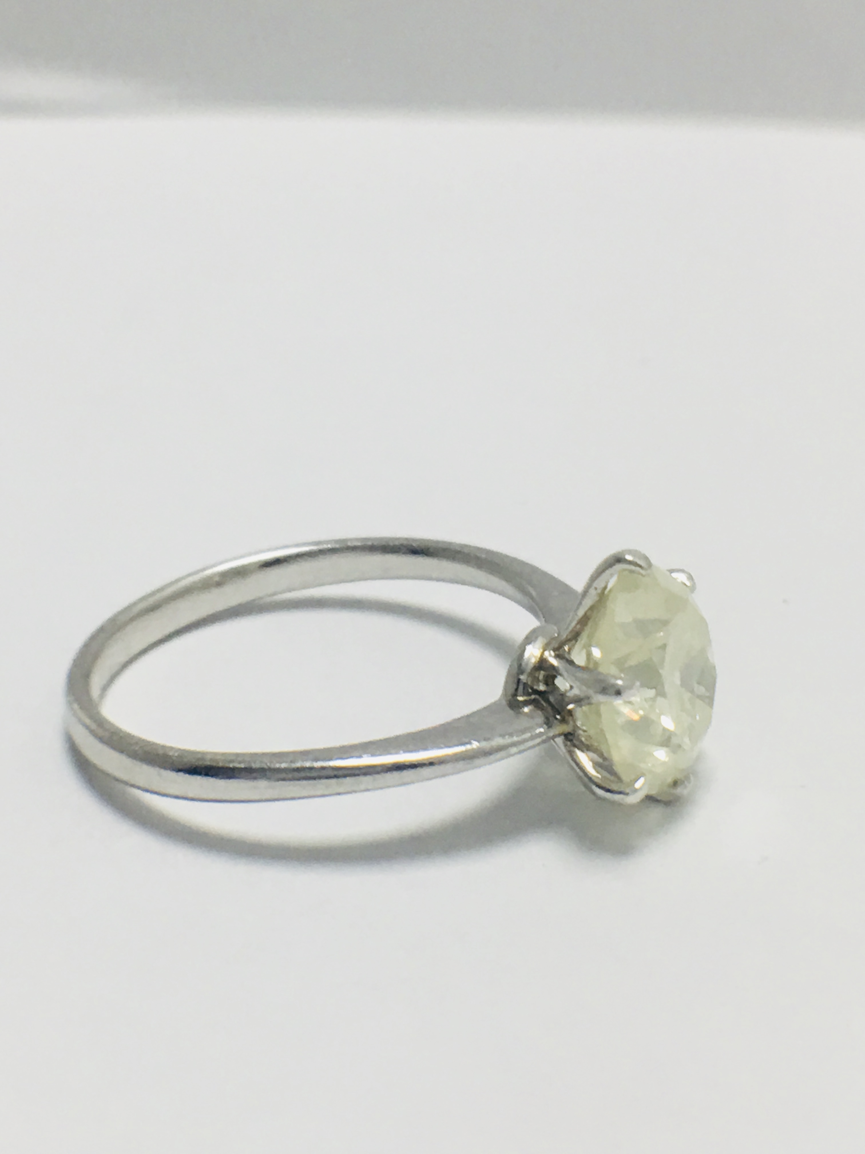 2ct Brilliant cut solitaire ring - Image 6 of 9