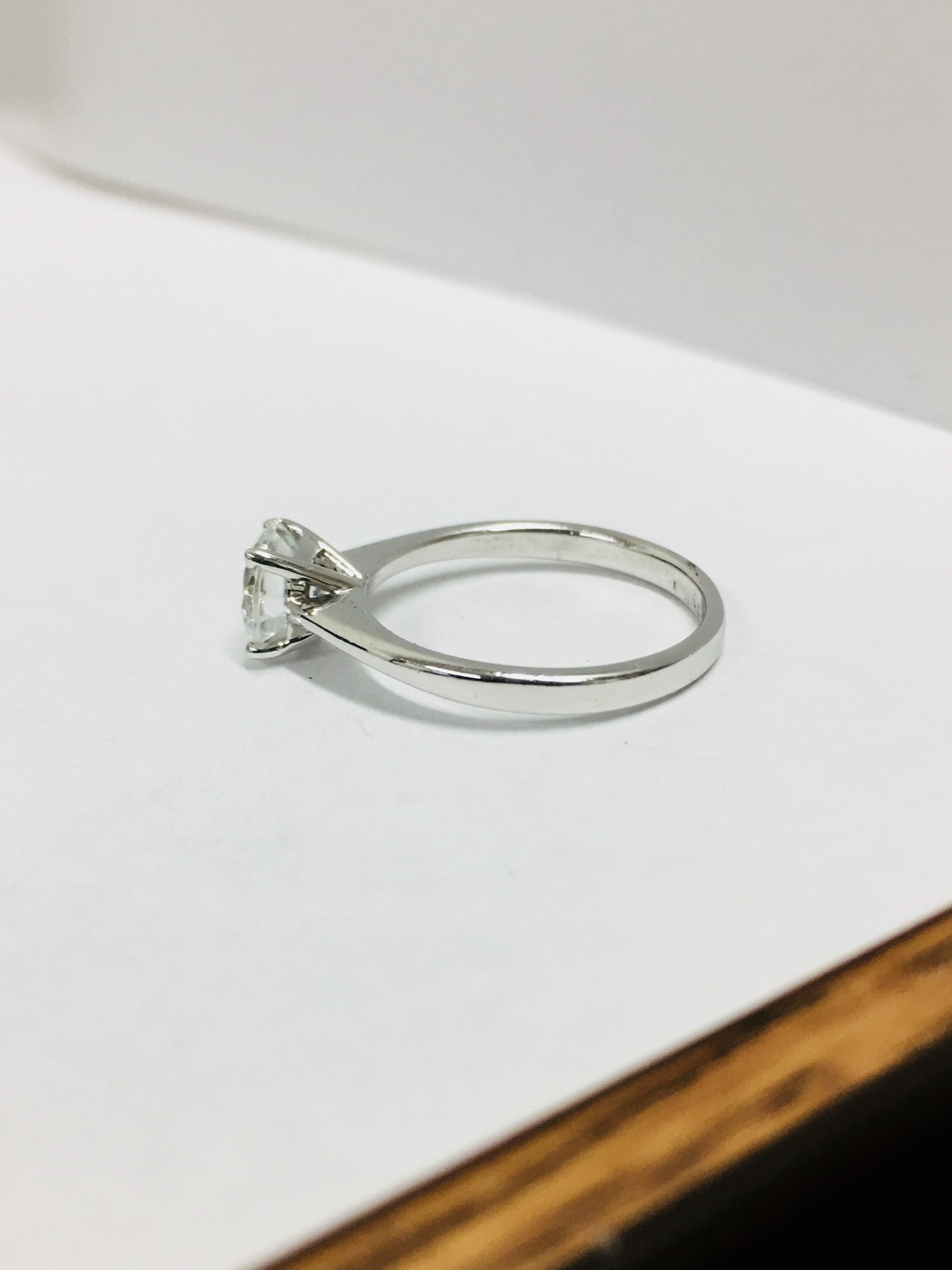 0.50Ct Diamond Solitaire Ring. - Image 2 of 4