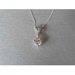 0.40Ct Diamond Set Pendant.