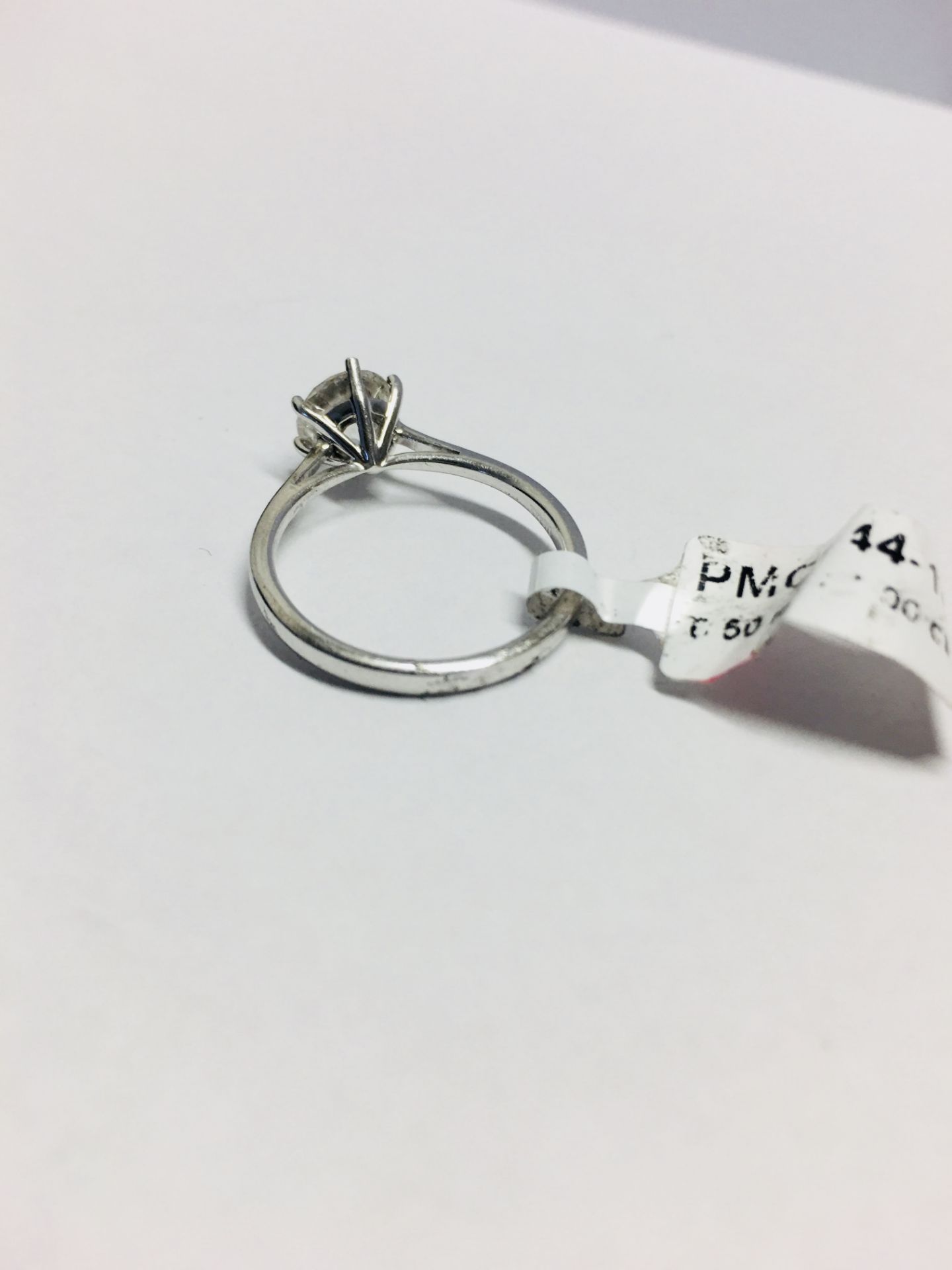 Diamond Solitaire Ring, - Image 4 of 8