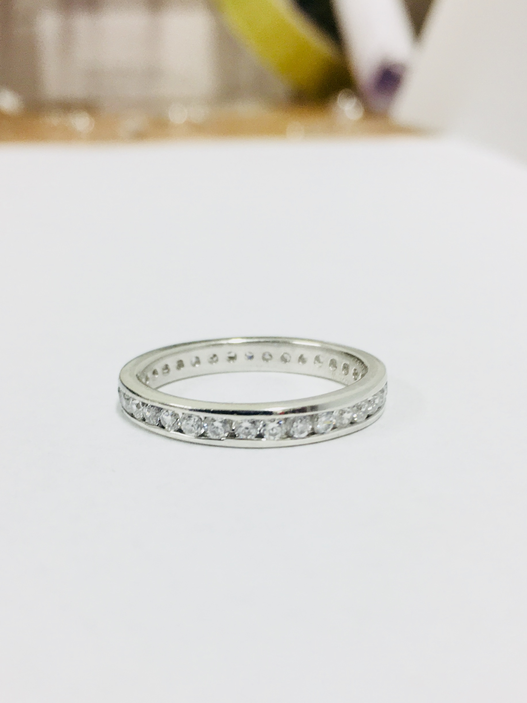 1.00Ct Full Diamond Band Ring.