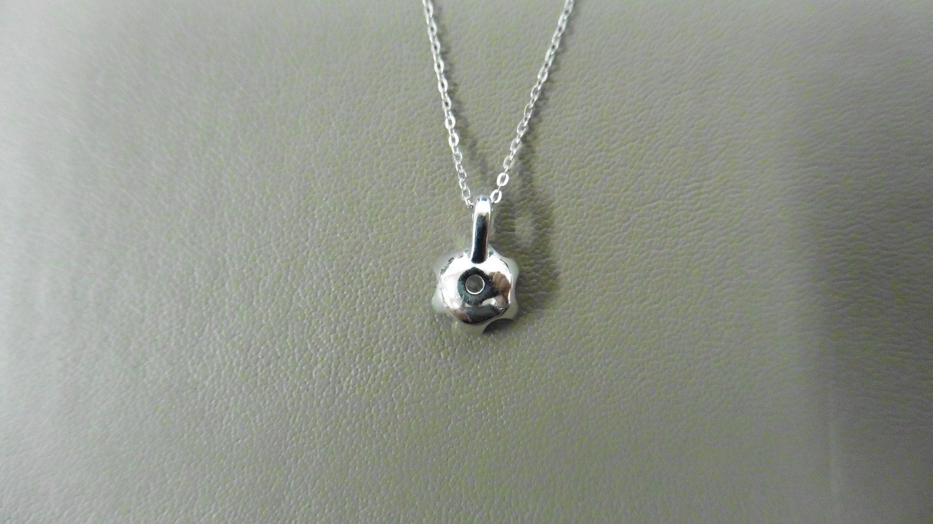 0.50Ct Diamond Solitaire Style Pendant. - Image 2 of 2