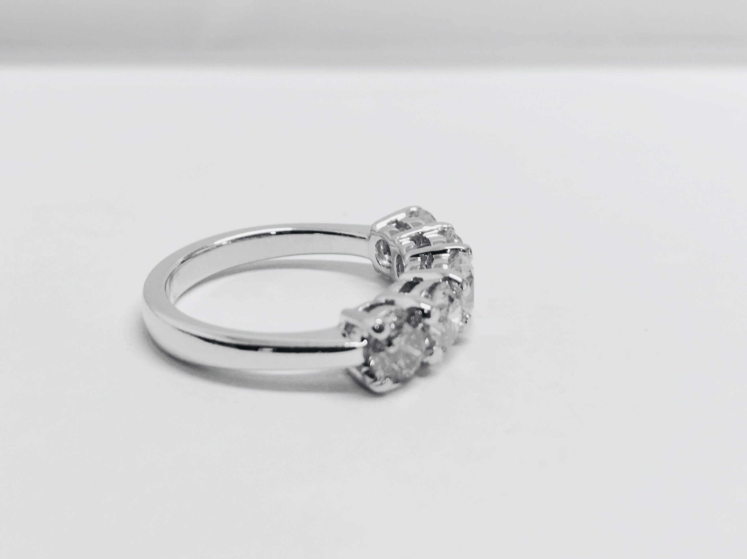 2.00Ct Diamond Five Stone Ring. - Image 4 of 6