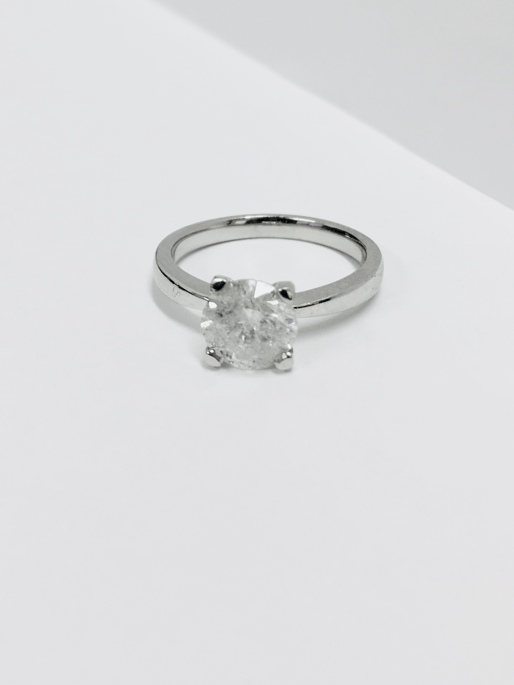 1.50Ct Diamond Solitaire Ring With An Enhanced Brilliant Cut Diamond.