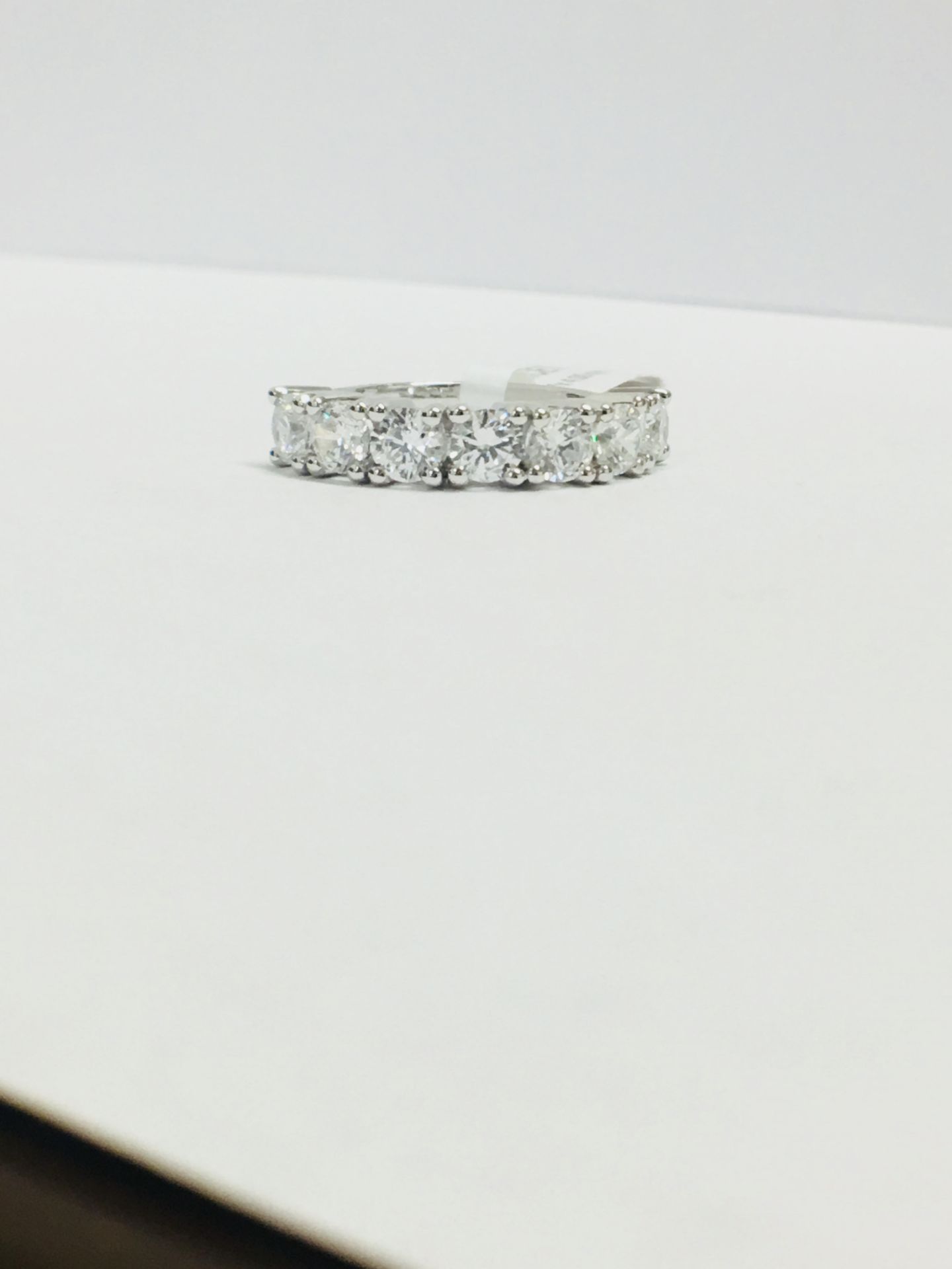 Platinum Diamond 7 Stone Ring,