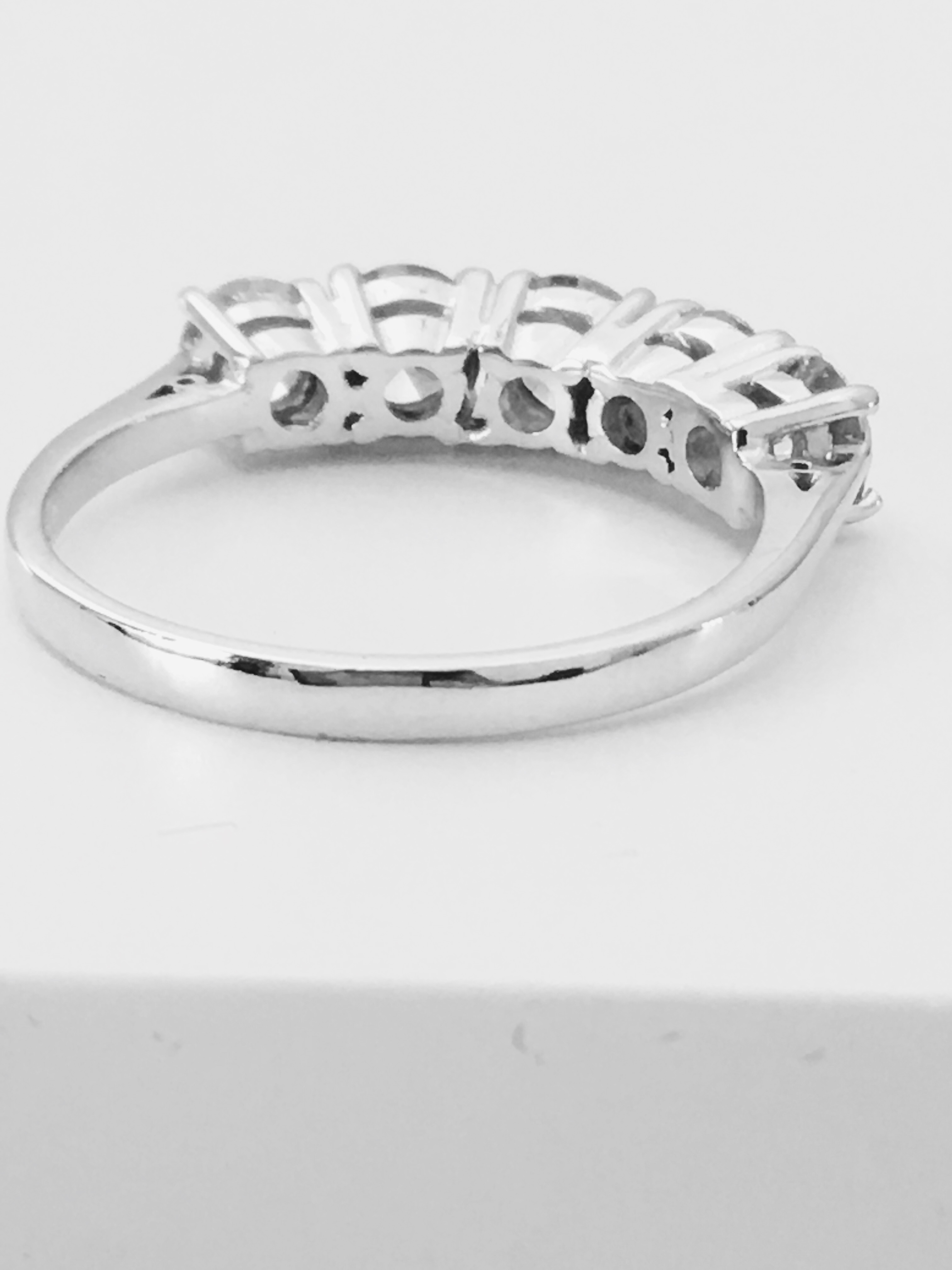 2.10ct diamon dfive stone Ring set in Platinum - Image 4 of 7