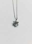 0.30Ct Diamond Solitaire Style Pendant.