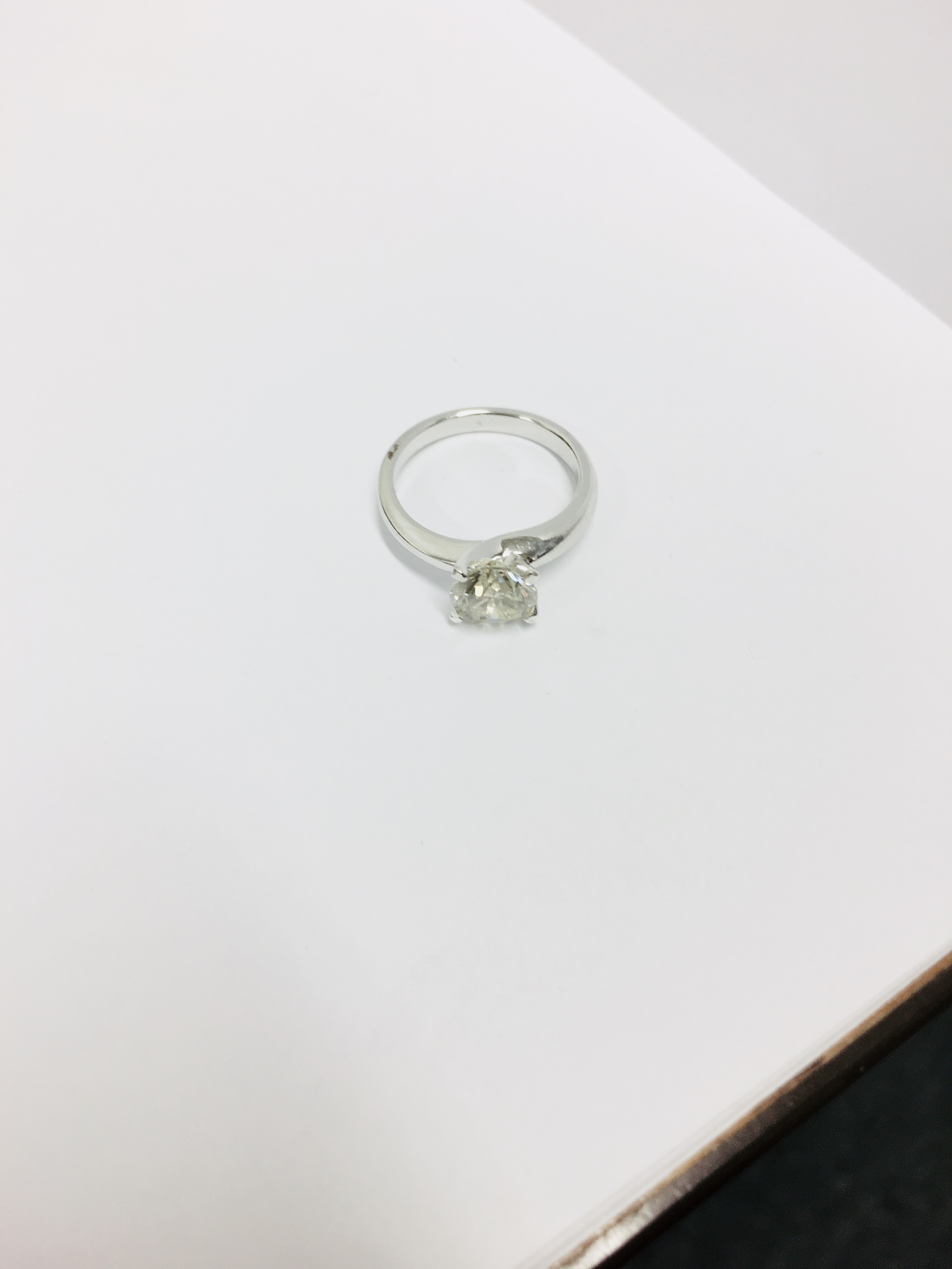 1.02Ct Brilliant Cut Diamond I Colour I1 Clarity, - Image 3 of 3