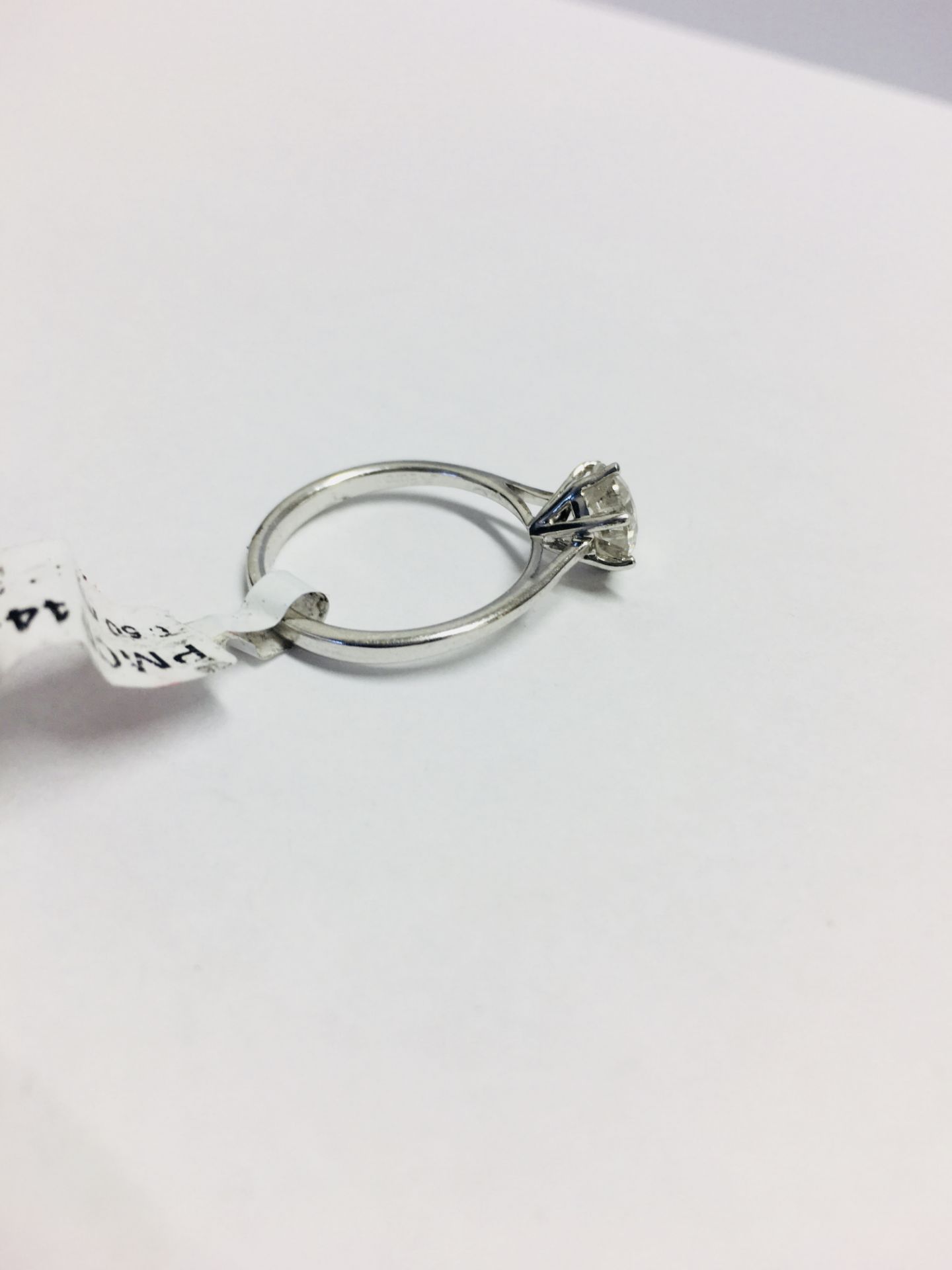 Diamond Solitaire Ring, - Image 5 of 8