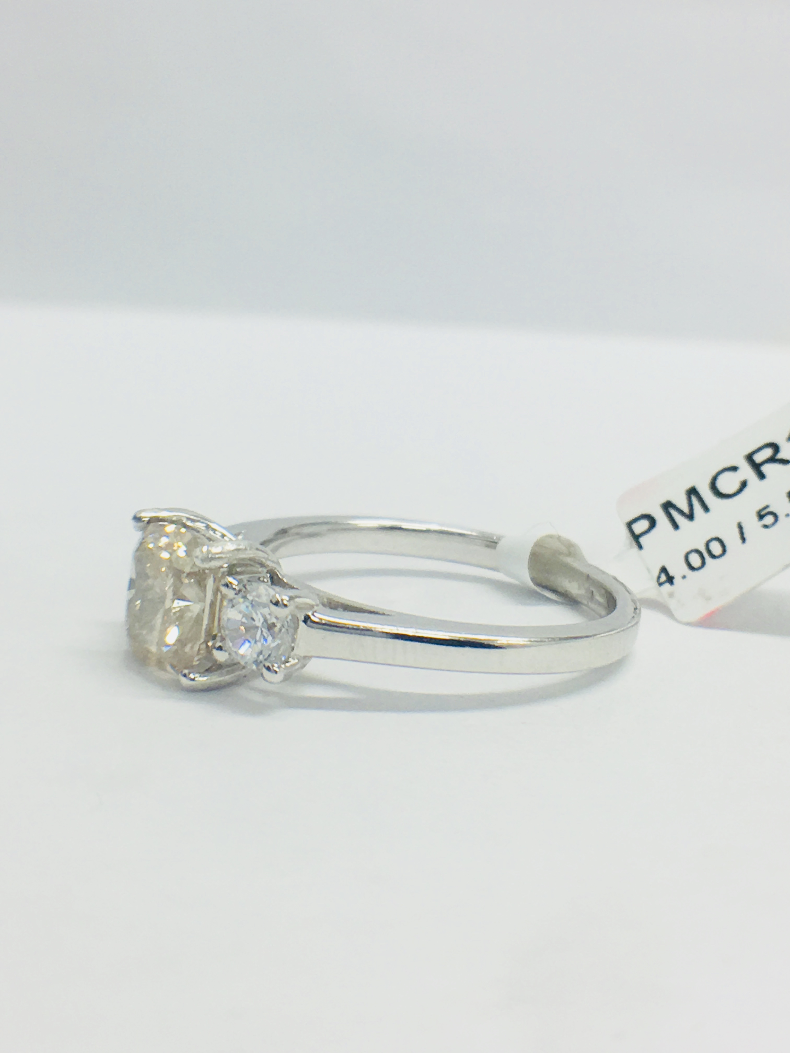 Platinum Diamond Trilogy Ring 1.50Ct Diamond Total,