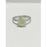 2ct Brilliant cut solitaire ring