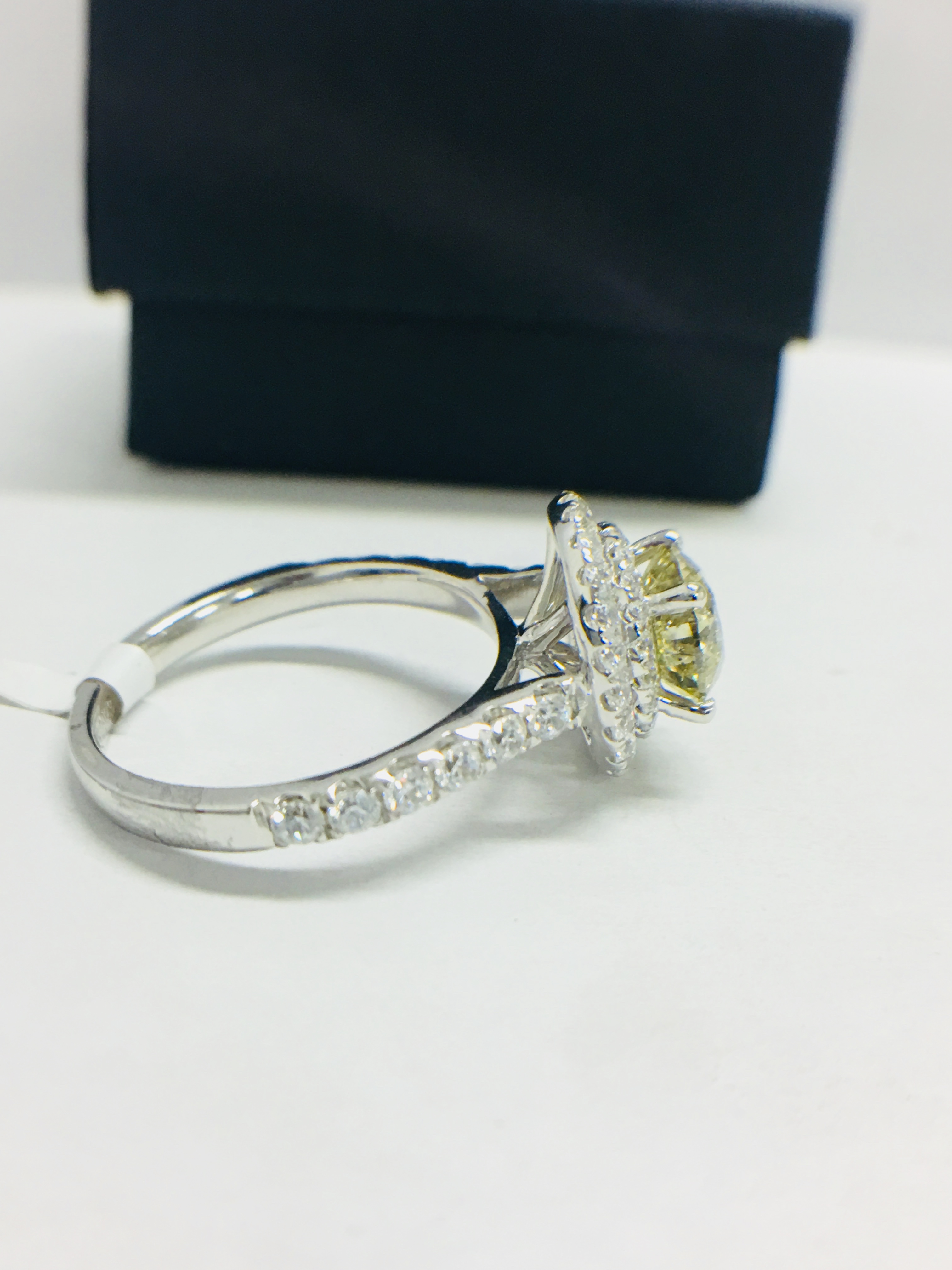 Platinum Diamond Ring, - Image 6 of 14
