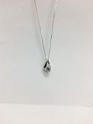 0.50Ct Diamond Pendant With An Brilliant Cut Diamond.