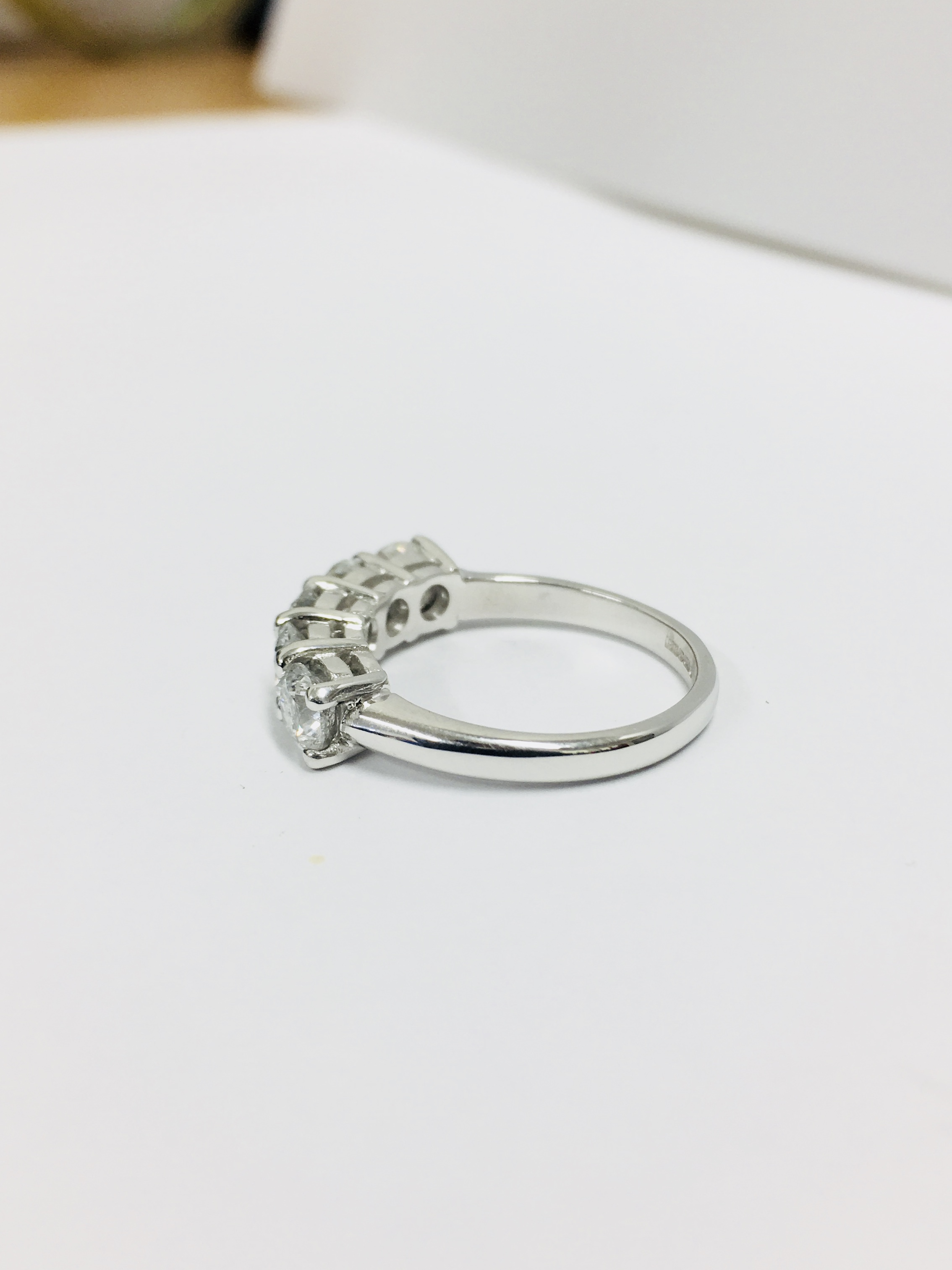 2.50Ct Diamond Five Stone Ring. - Image 5 of 7